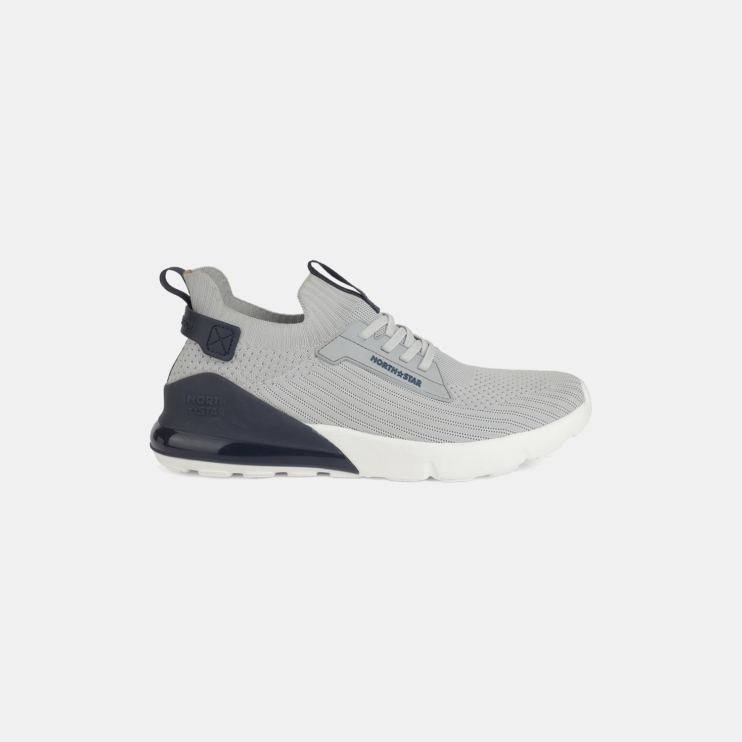 North Star Grey Casual Shoes For Men