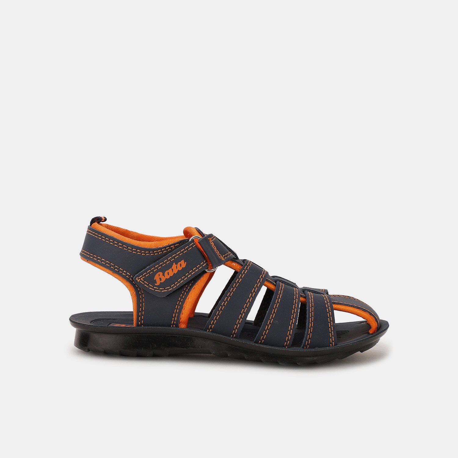 Bubblegummers blue sandals with velcro closure for kids