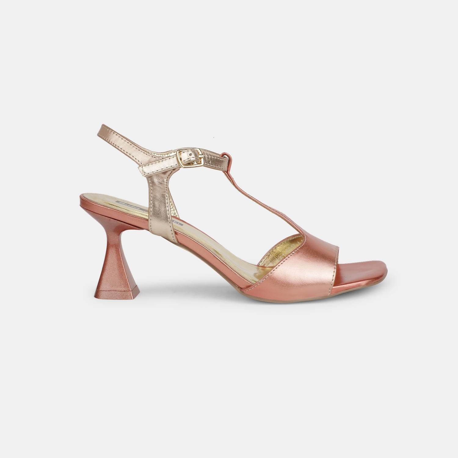 RED LABEL ROSE GOLD SANDAL FOR WOMEN