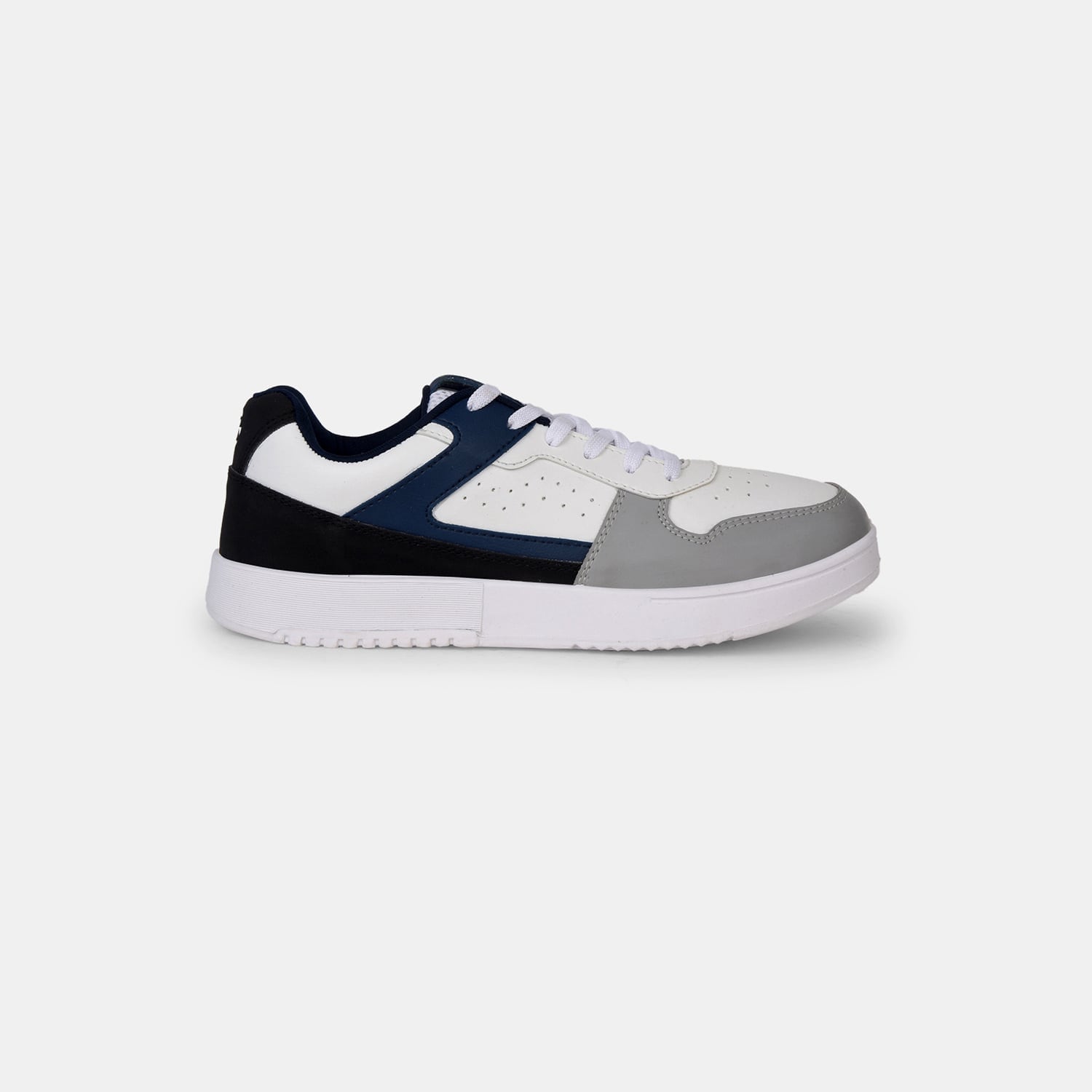 Bata Navy Lace-Up Casual Shoes For Men
