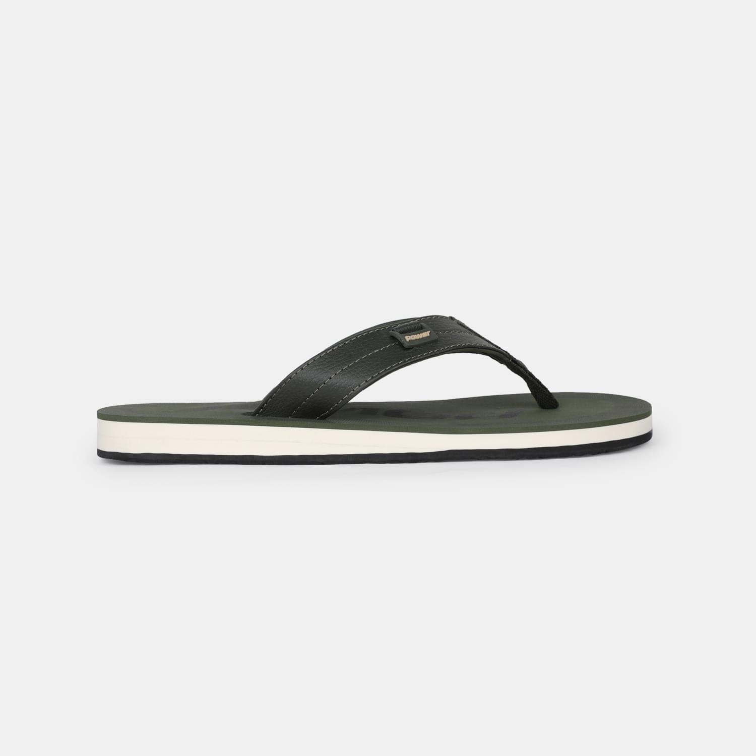 POWER OLIVE FLIP FLOPS FOR MEN