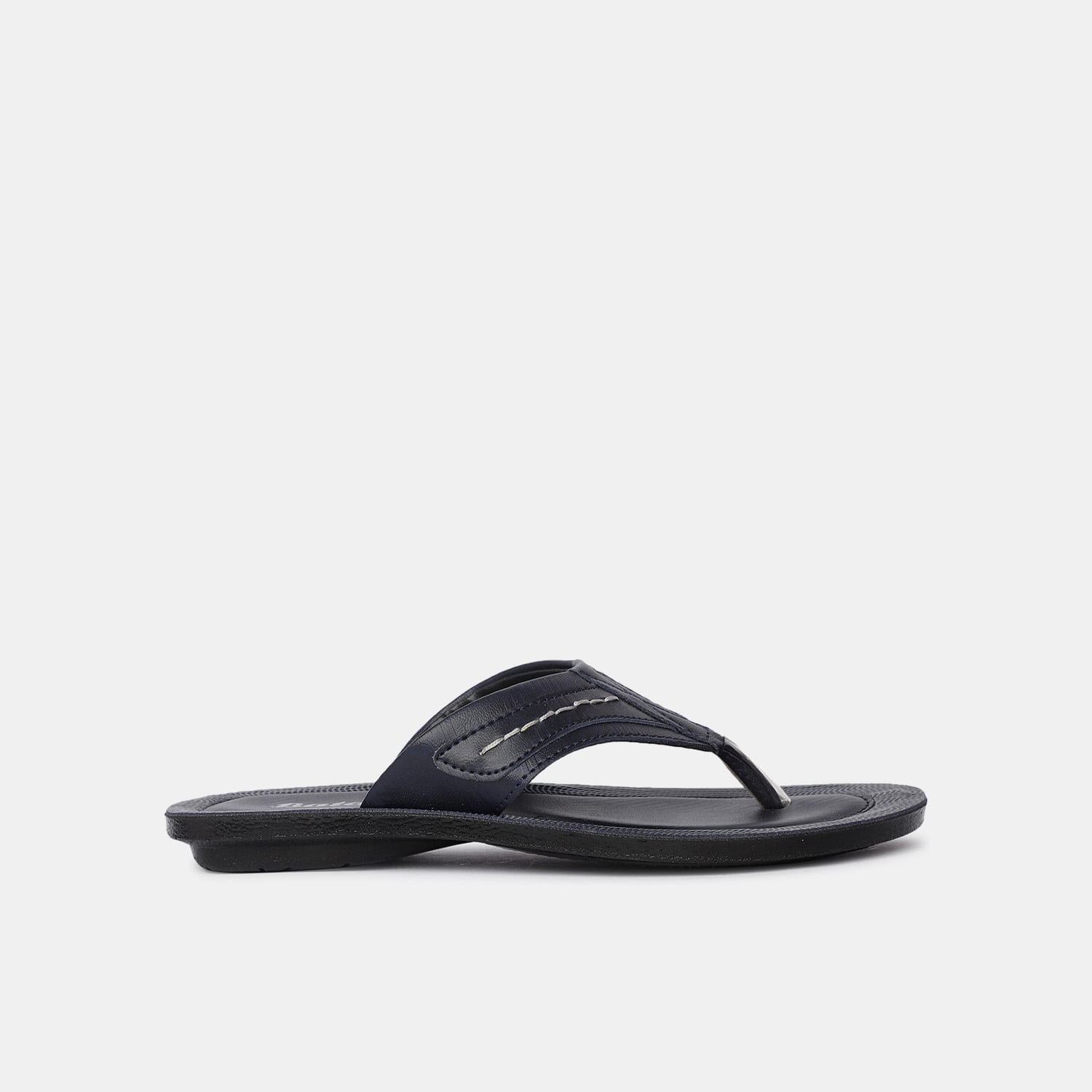 Bata navy casual thong slippers for men