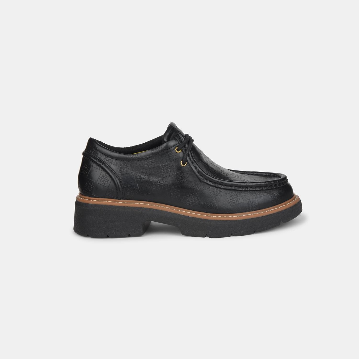 Hush Puppies Black Lace Up Casual Shoes For Women