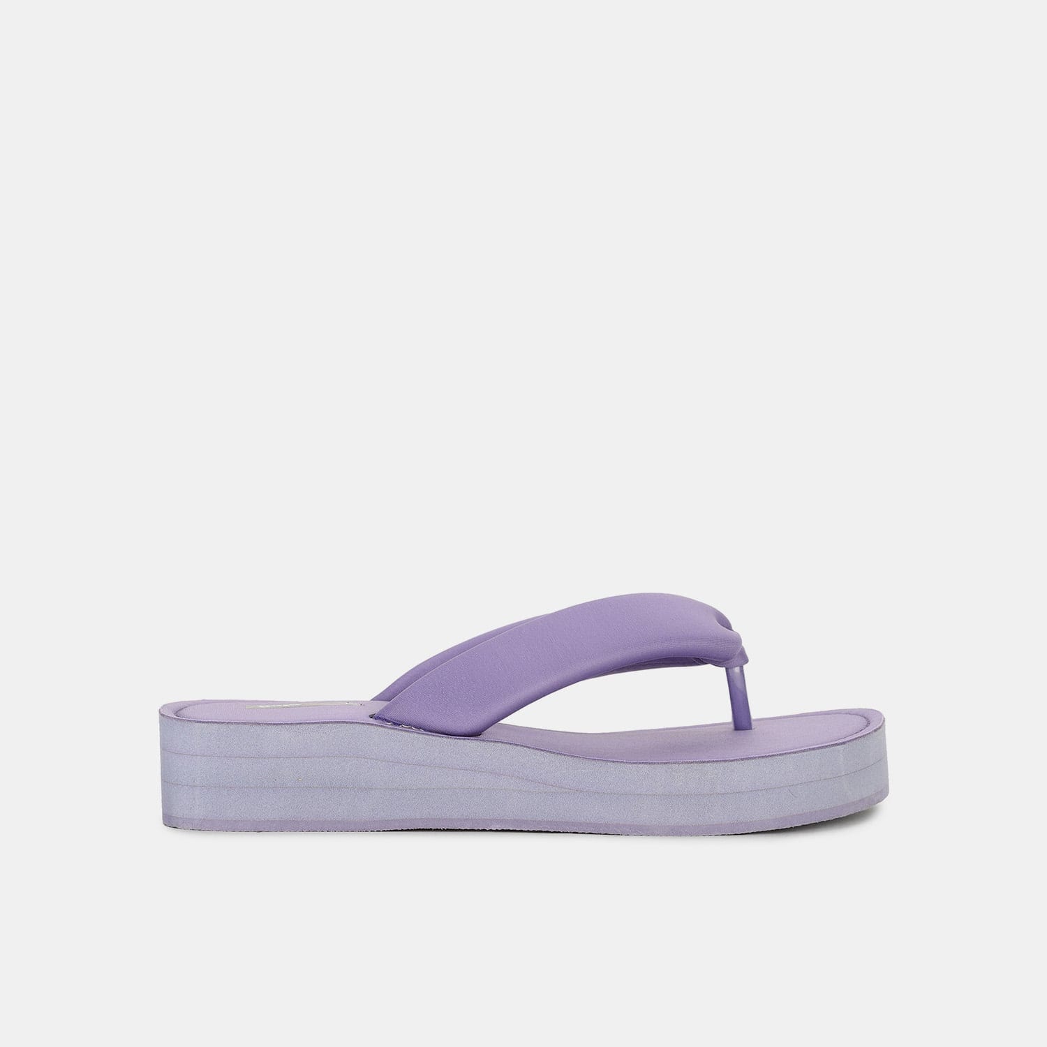 Bata red label purple casual thong slippers for women
