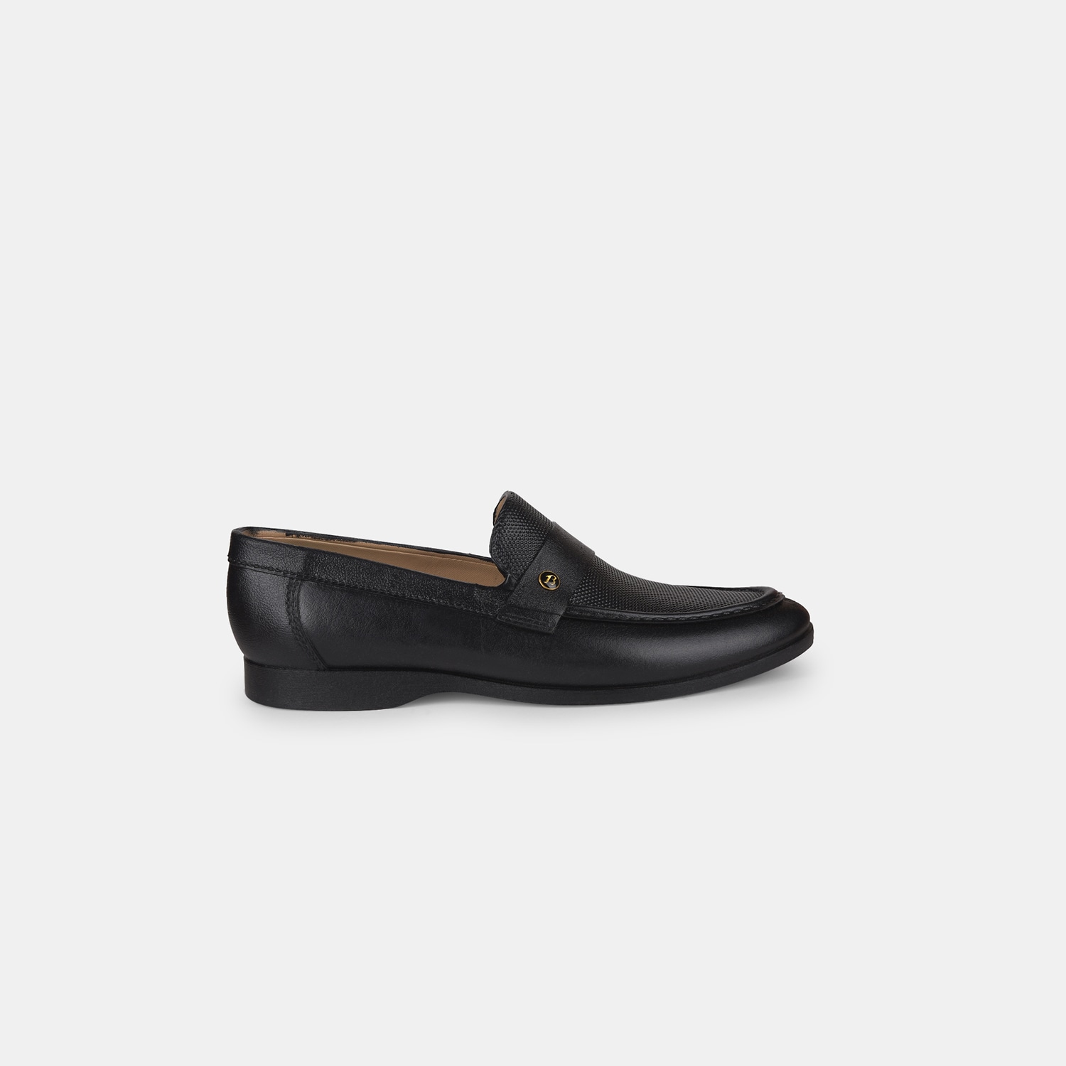Sandak Black Slip-On Casual Shoes For Men