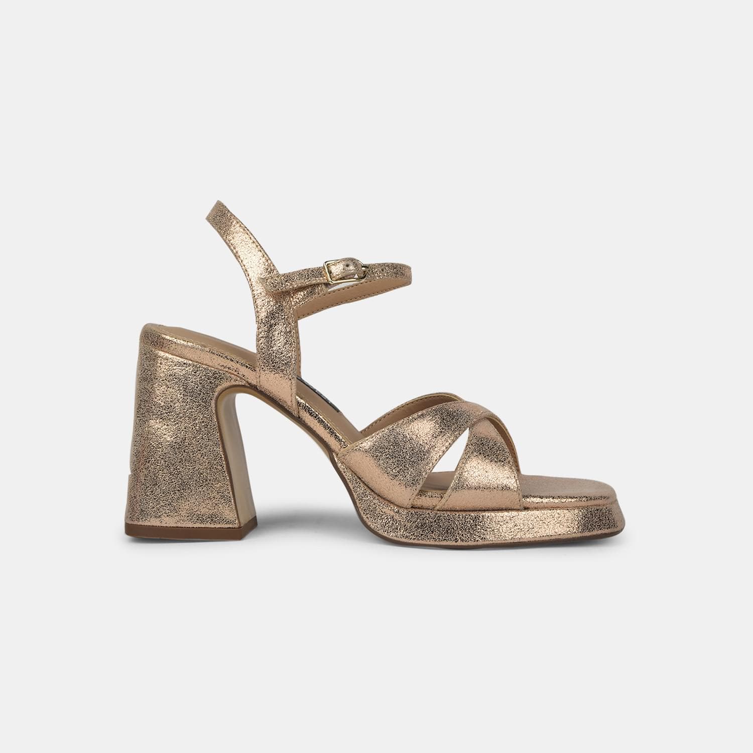 NINE WEST ROSE GOLD SANDAL FOR WOMEN