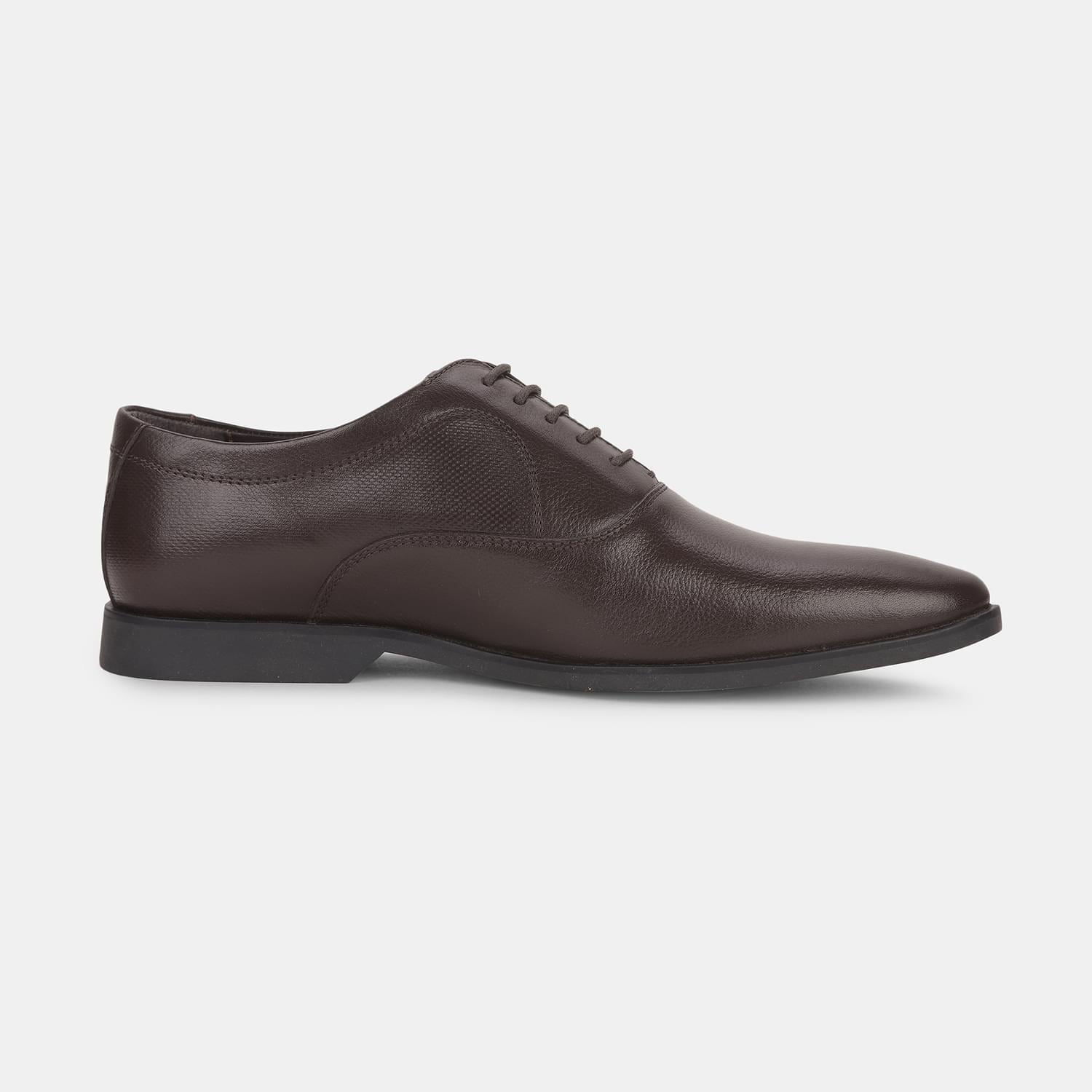 Hush Puppies Brown Oxford Formal Shoes For Men