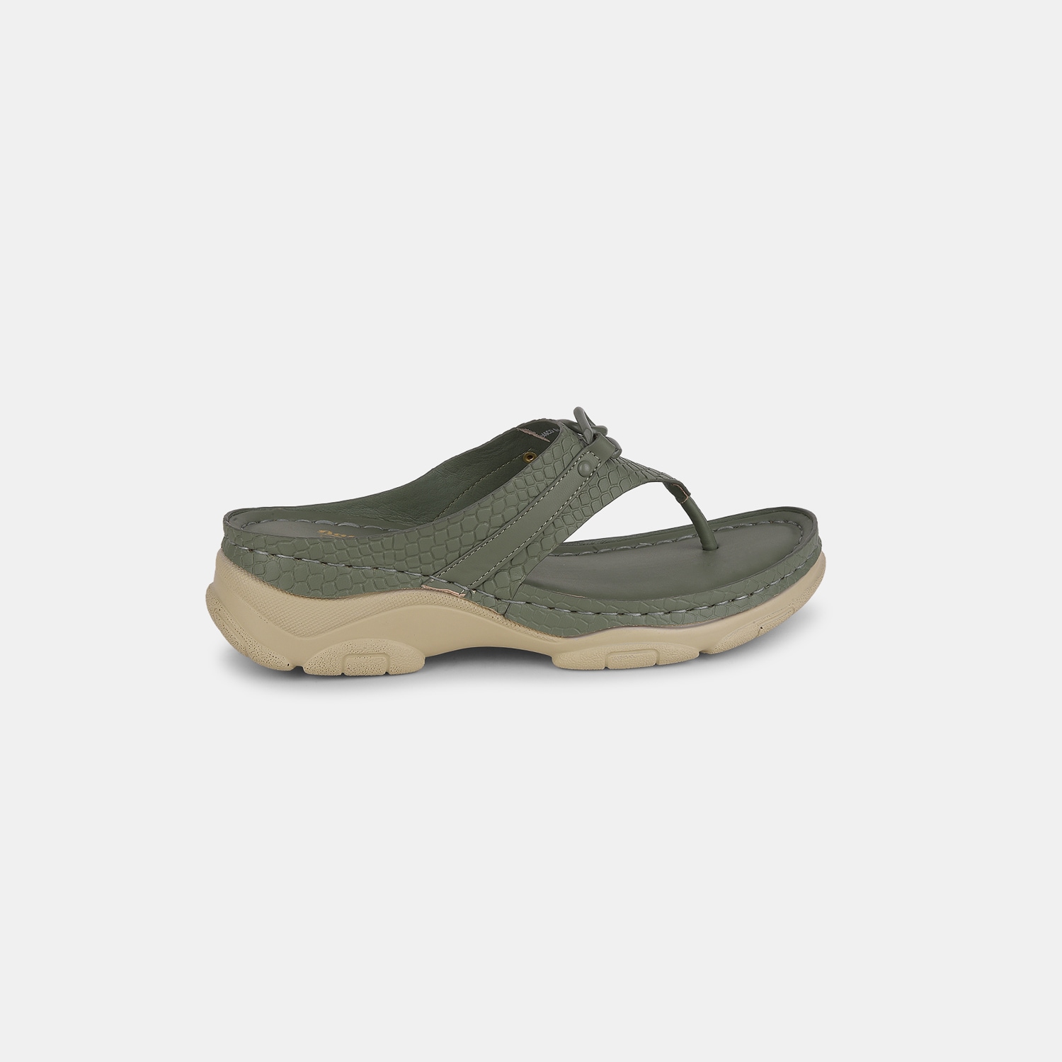 Bata Comfit Olive Thongs For Women