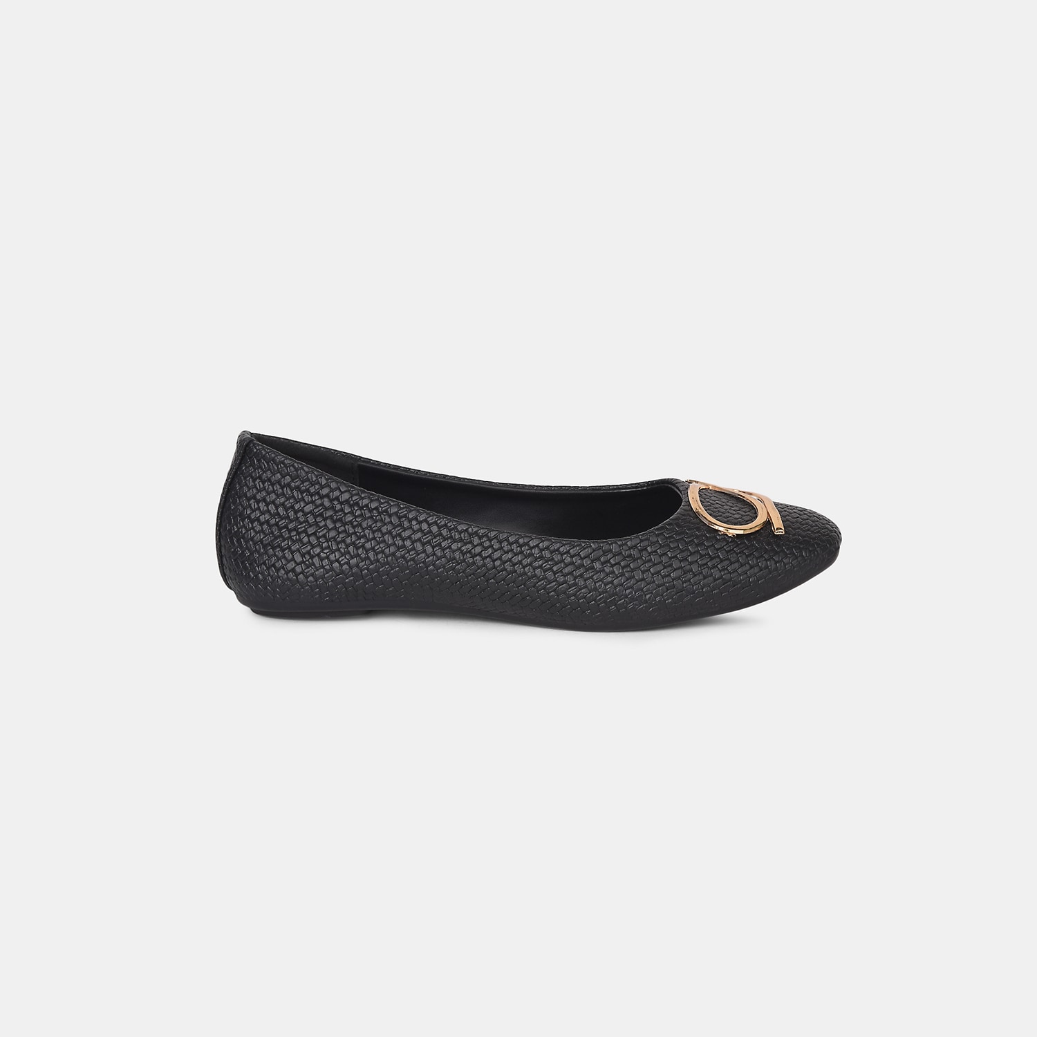 Bata Black Ballerina For Women