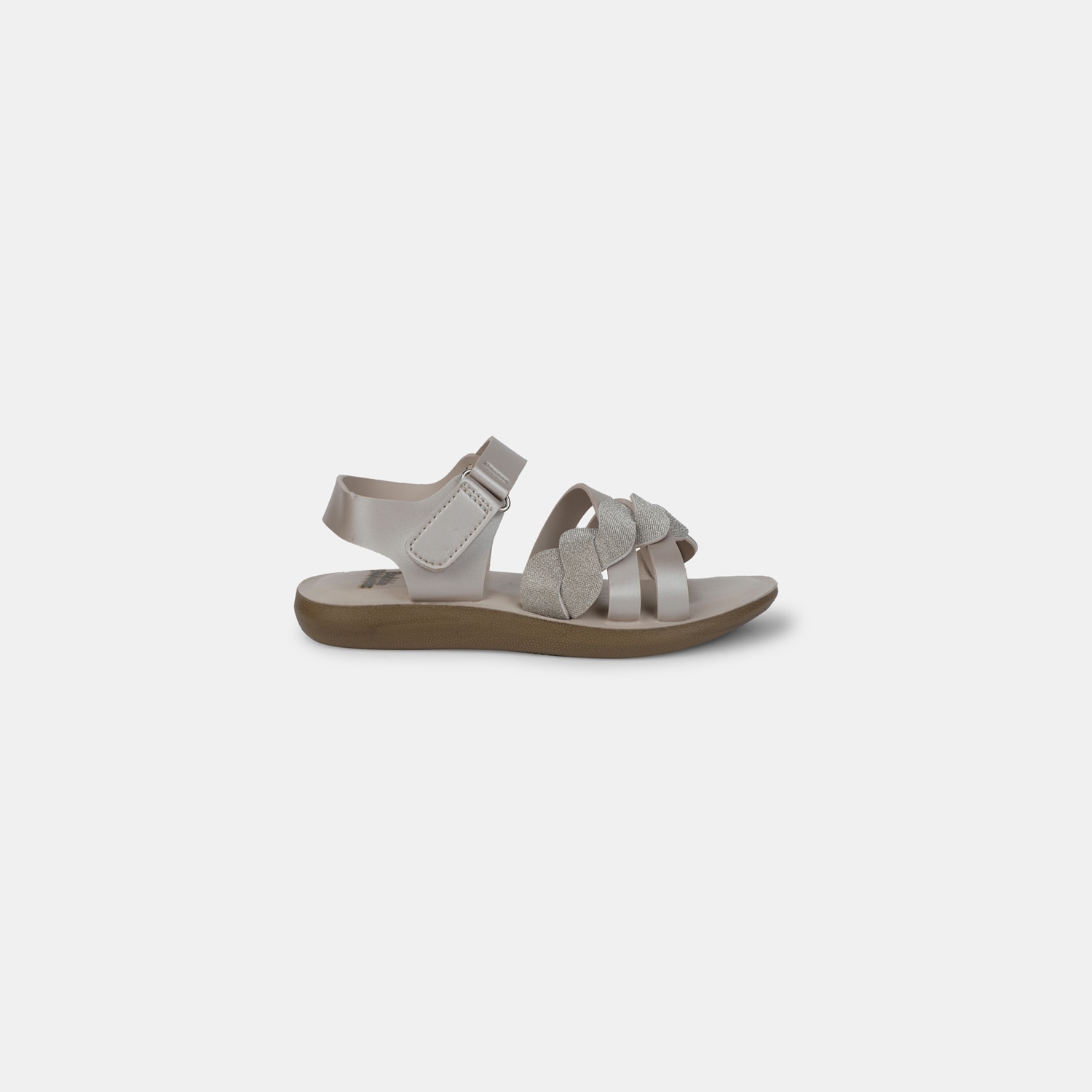 Bubblegummers Beige Sandals For Girls