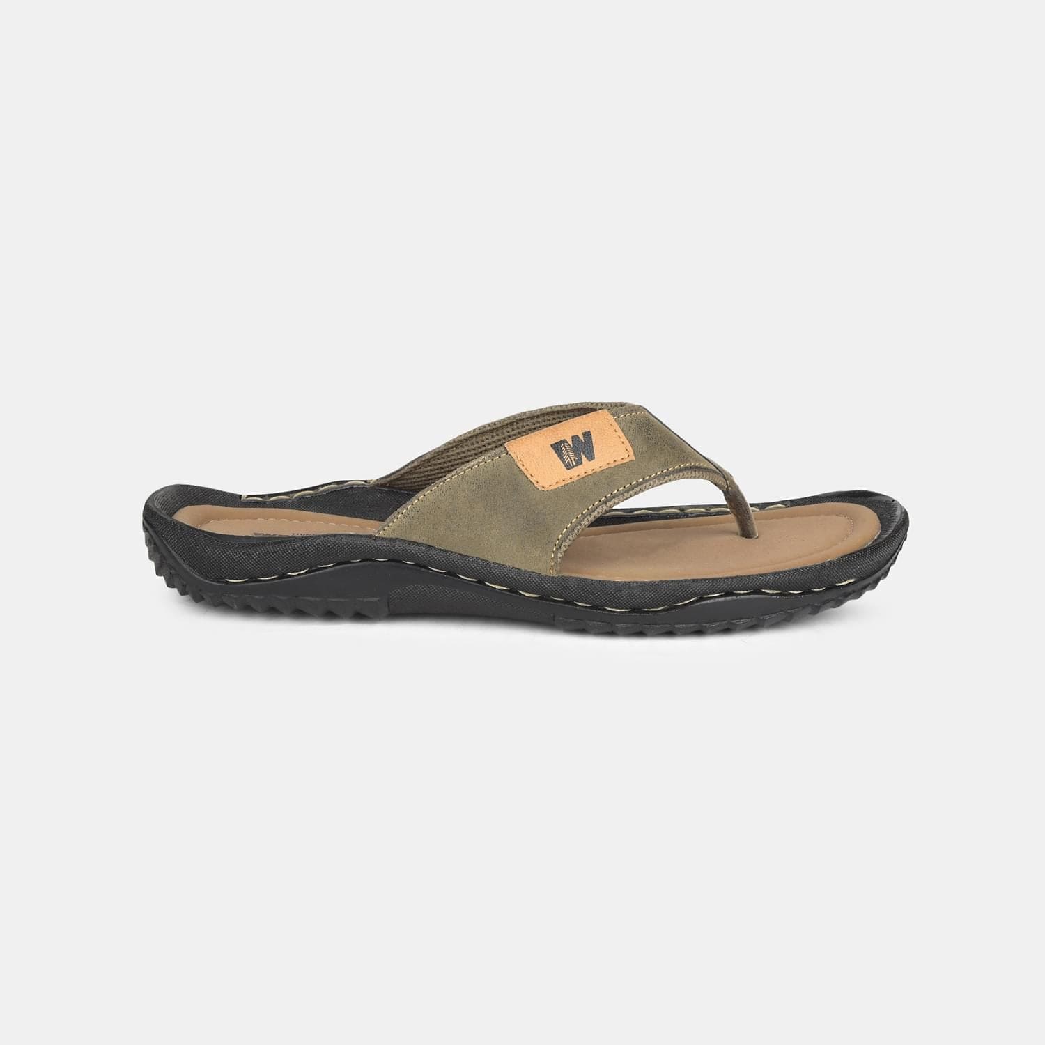 Weinbrenner brown casual thong slippers for men