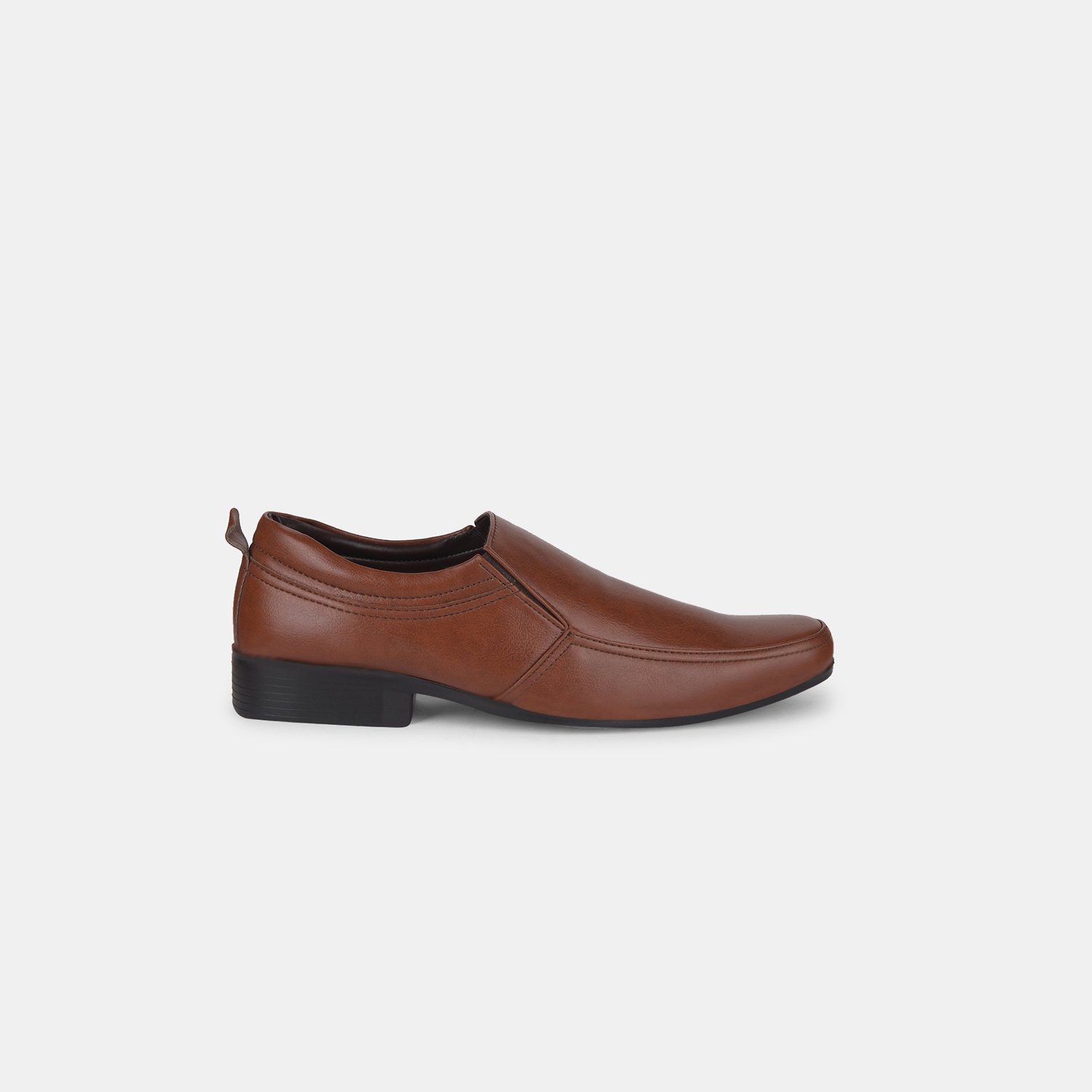 Bata Tan Formal Slip-On Shoes For Men