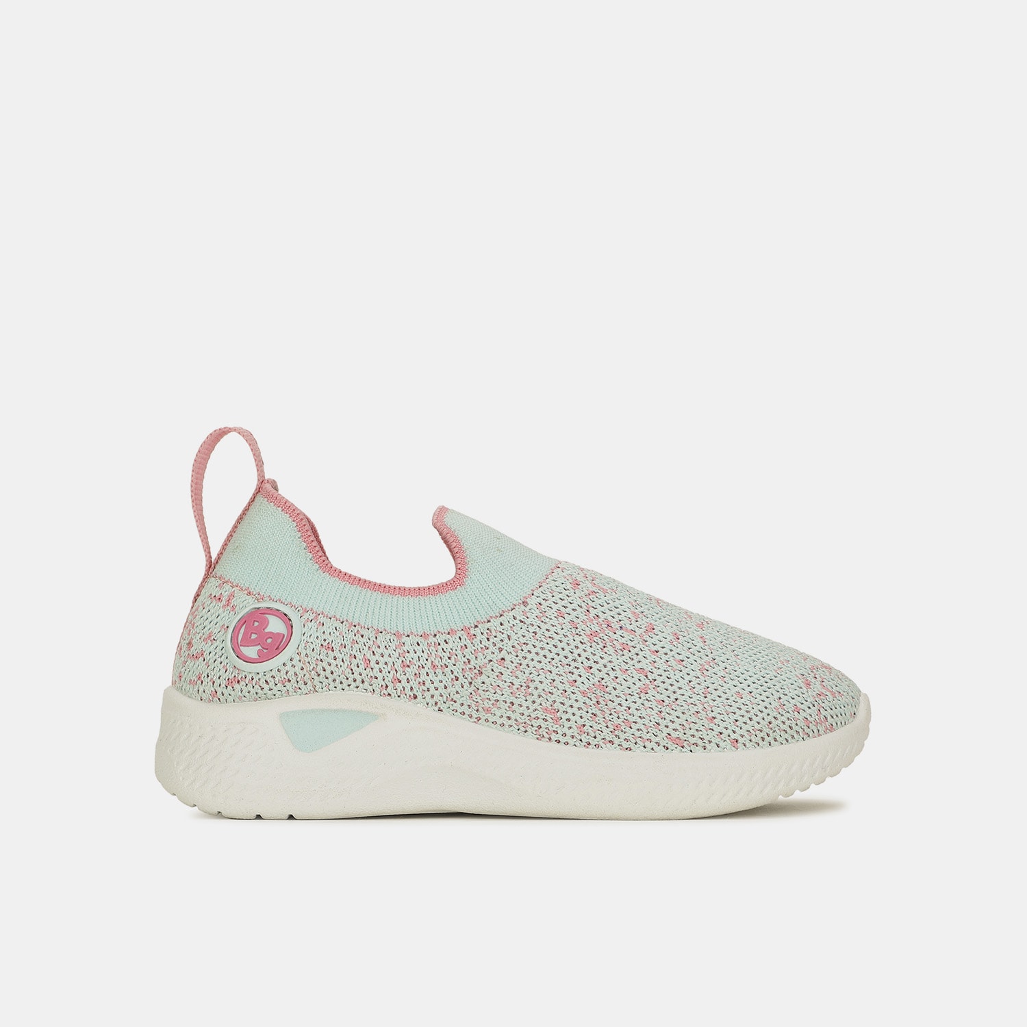 BUBBLEGUMMERS LIGHT GREEN CASUAL SHOES FOR KIDS