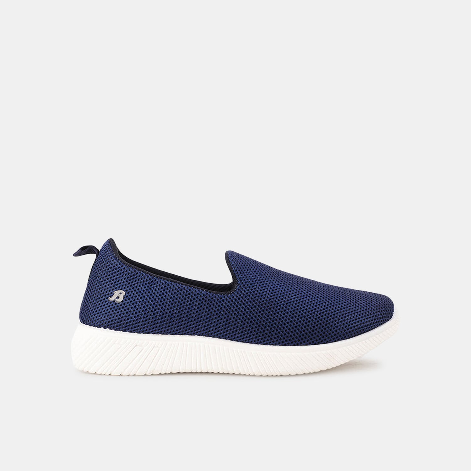 Bata navy casual slip-on shoes for women