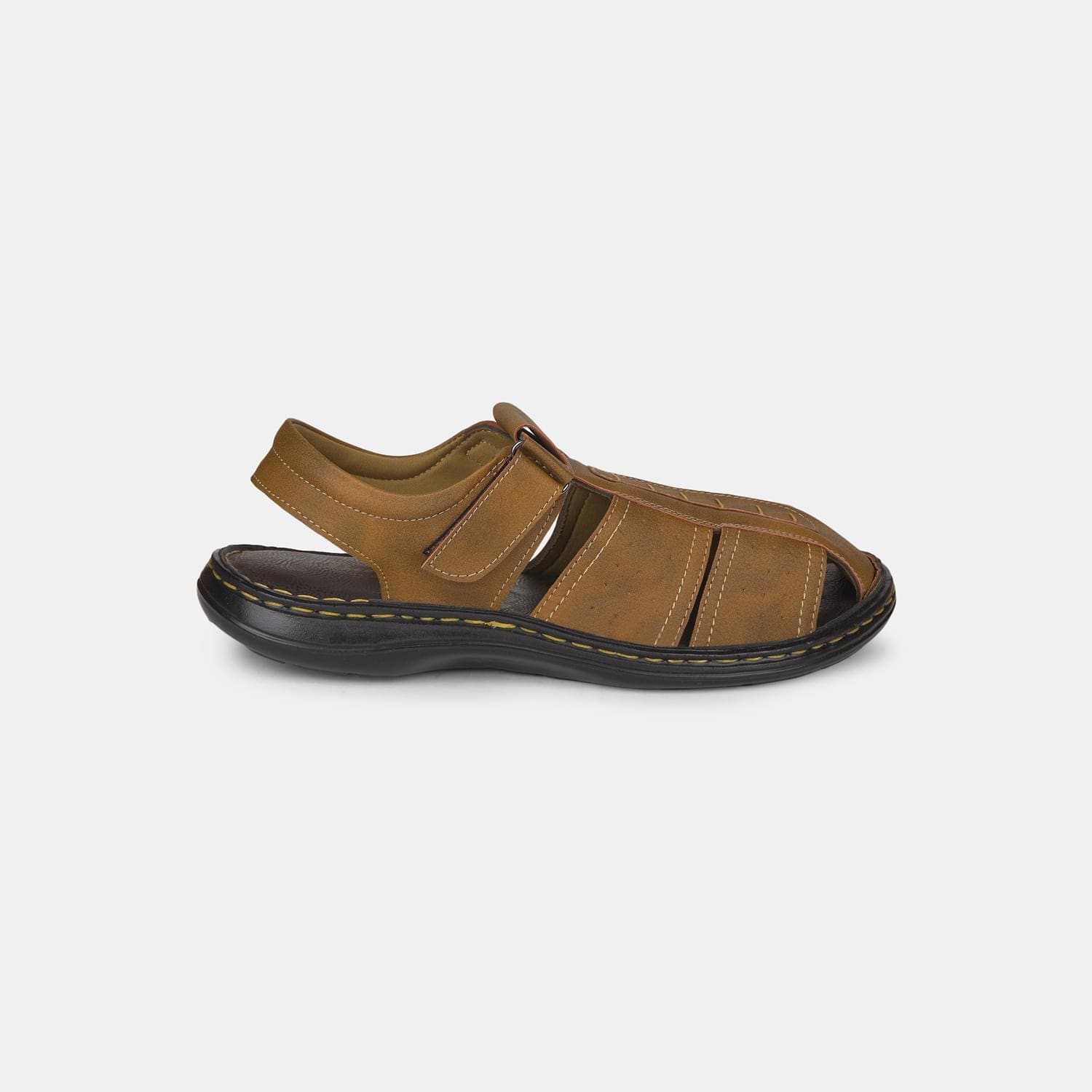 Bata brown casual fishermen sandals for men