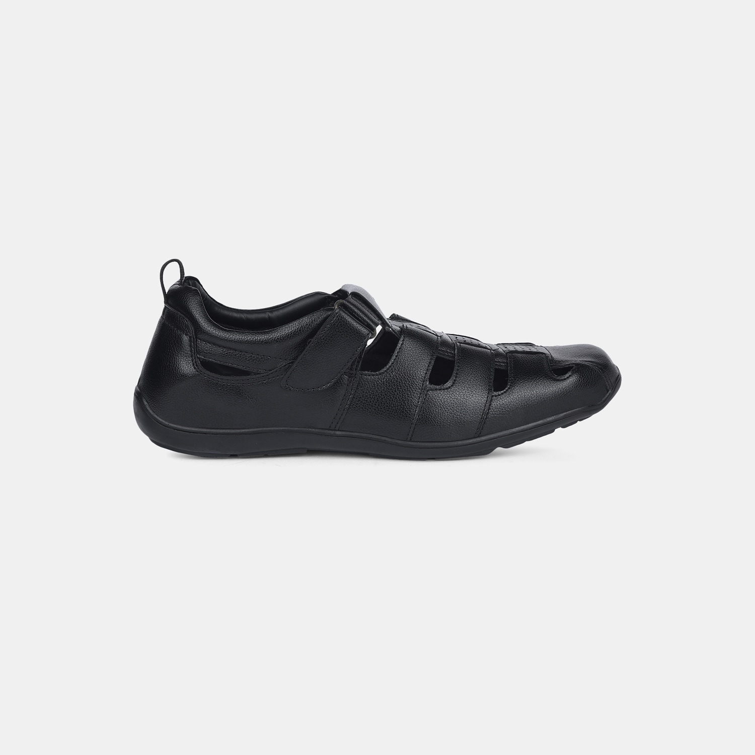 Bata Black Fisherman Sandals For Men