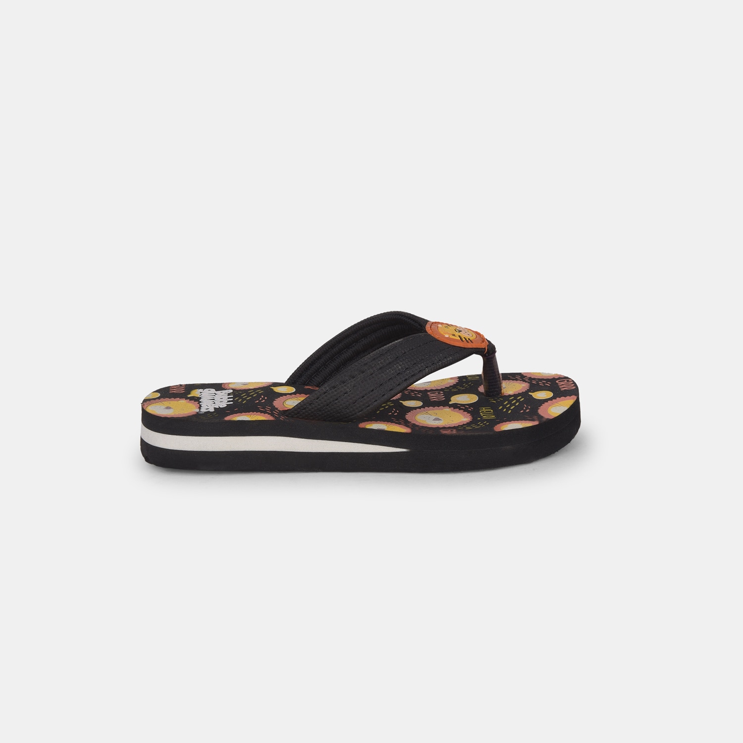 Bubblegummers Black Flip-Flops For Boys