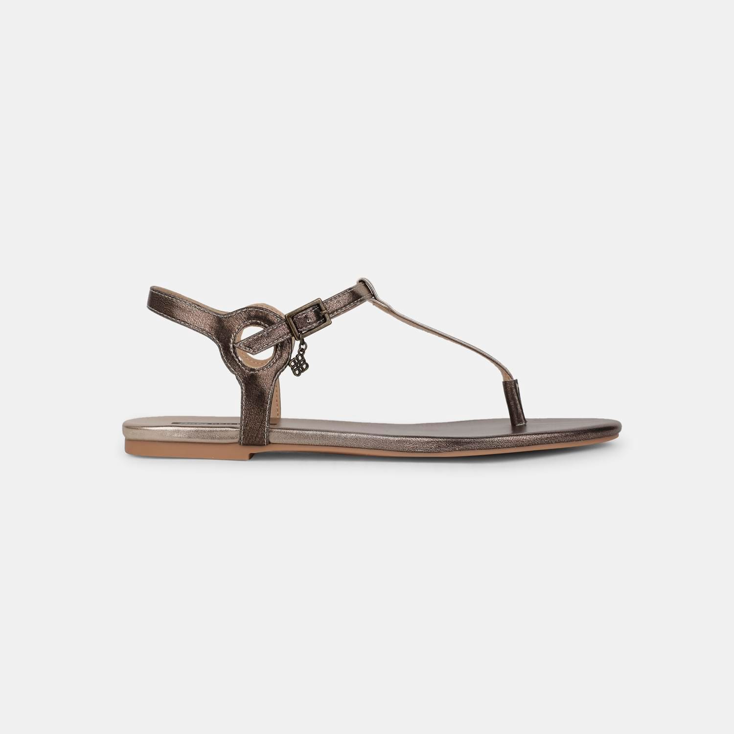 RED LABEL BLACK SANDAL FOR WOMEN