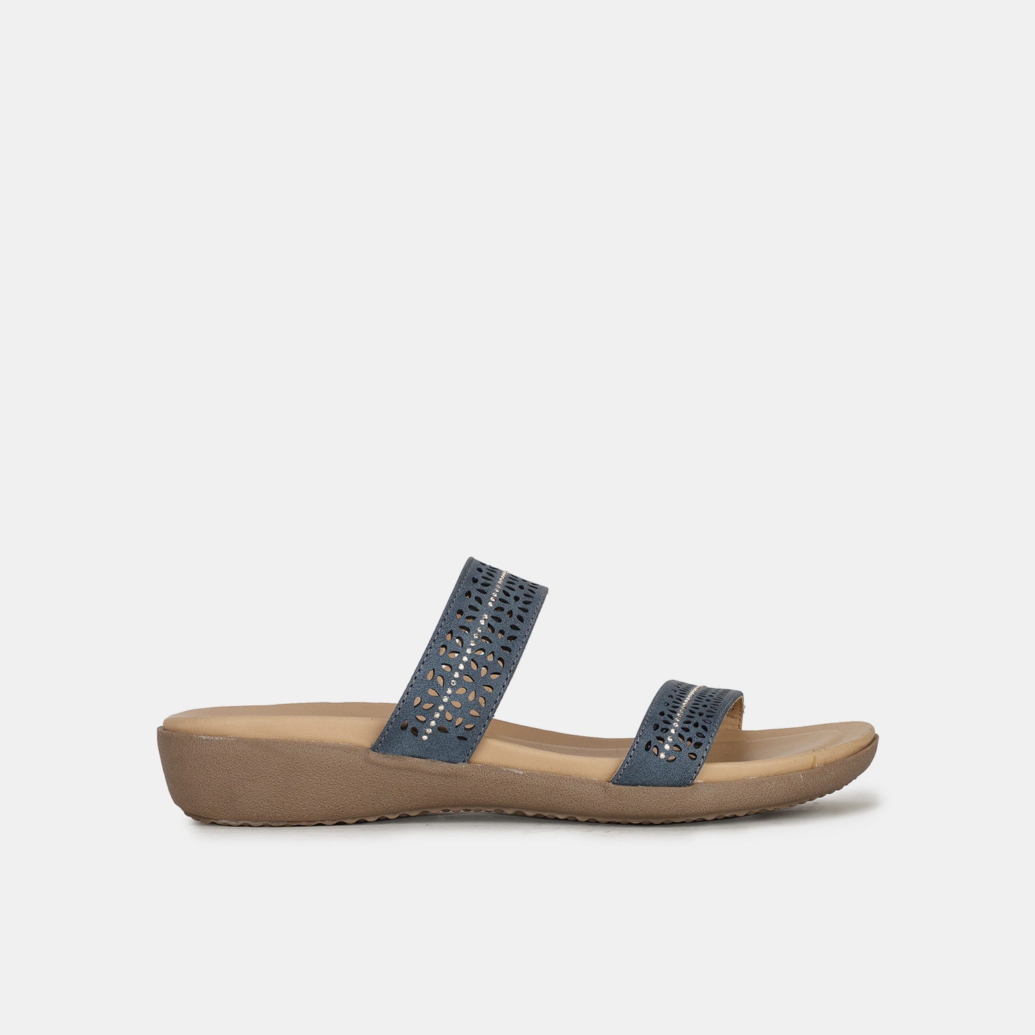 Bata Blue Chappal For Women