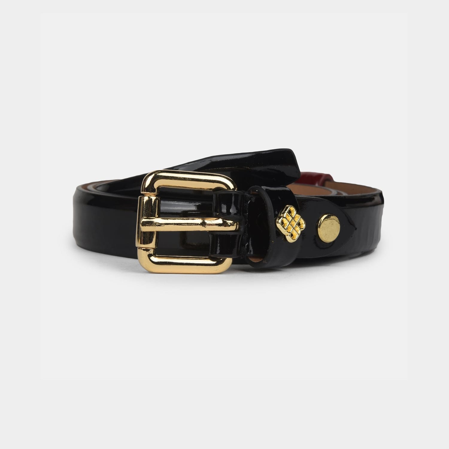 Marie Claire Black Belt For Men