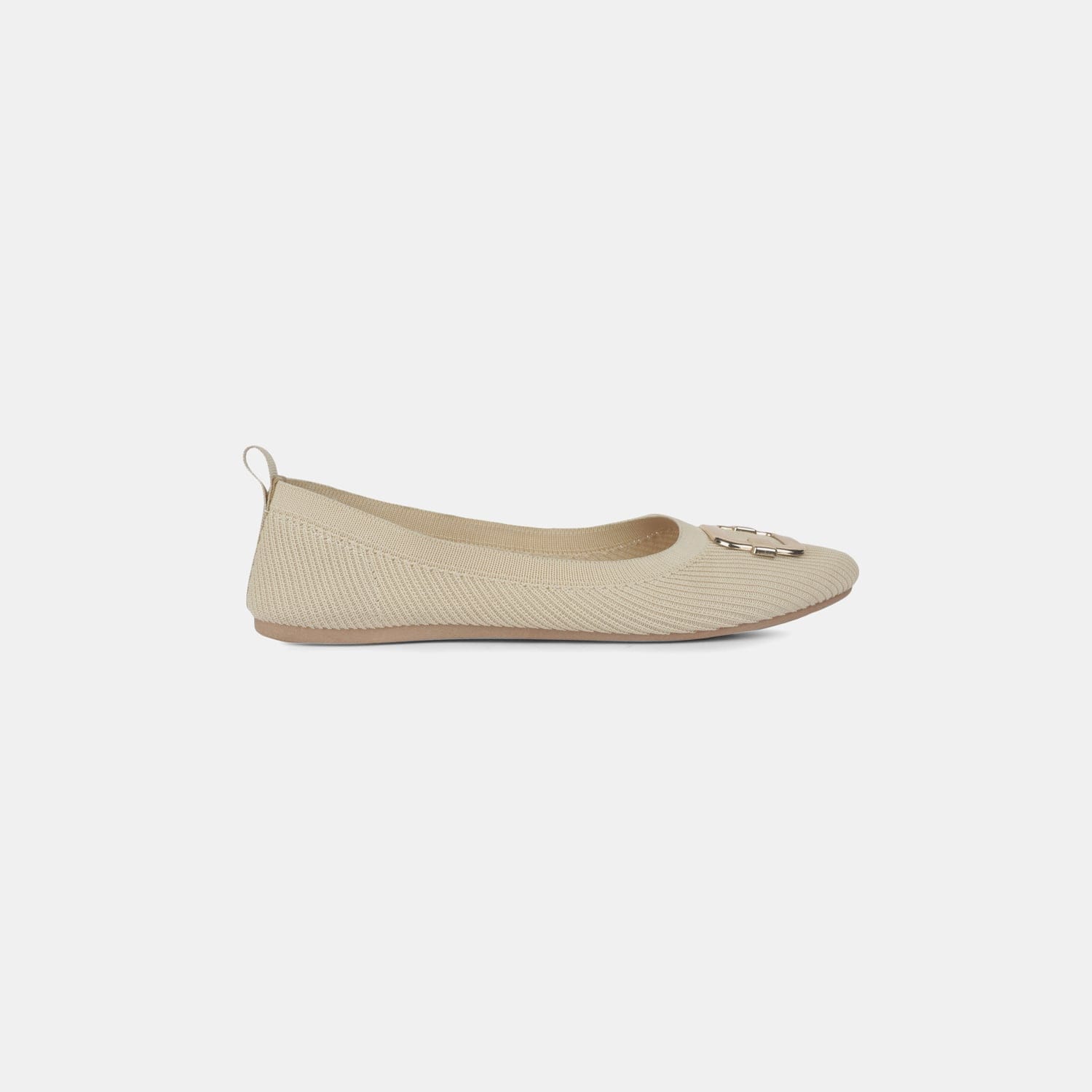 Bata Beige Ballerina For Women