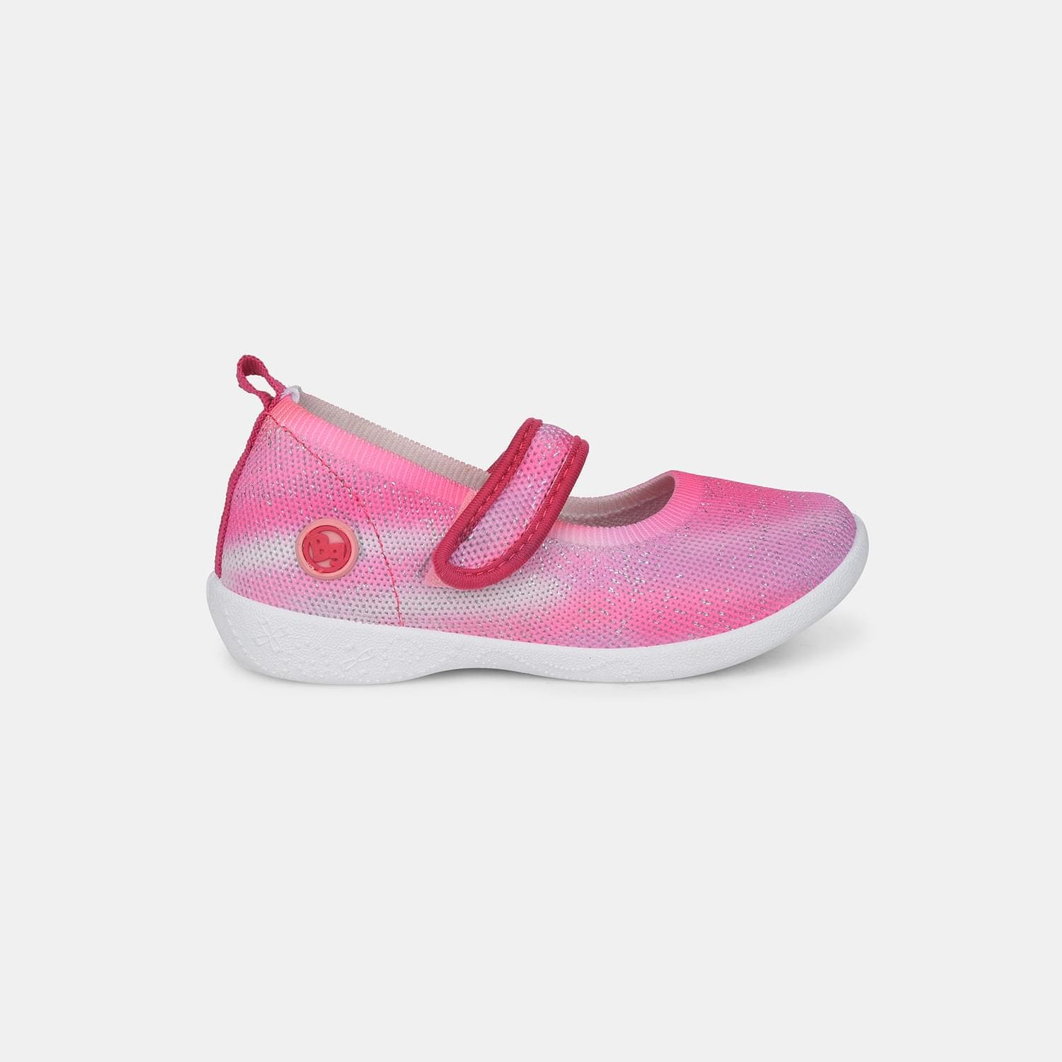 Bubblegummers Neon-Pink Girls Casual Shoes for Kids