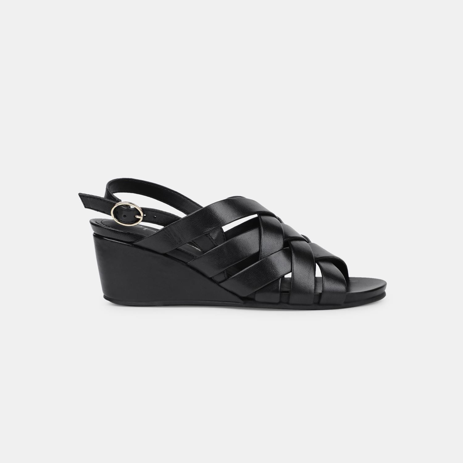 Hush Puppies Black Heel Sandals For Women