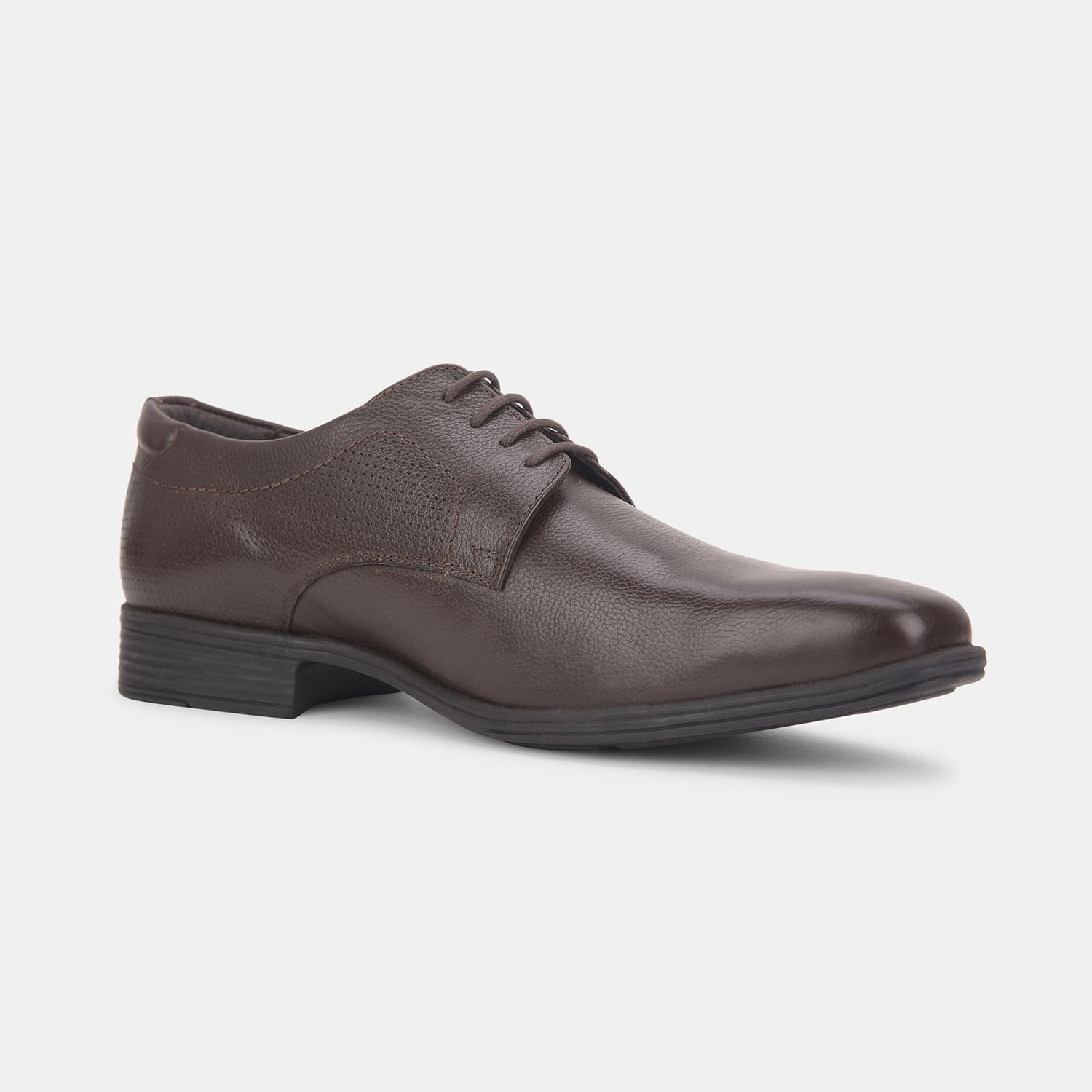 Hush Puppies Dark Brown Derby Formal Shoes For Men