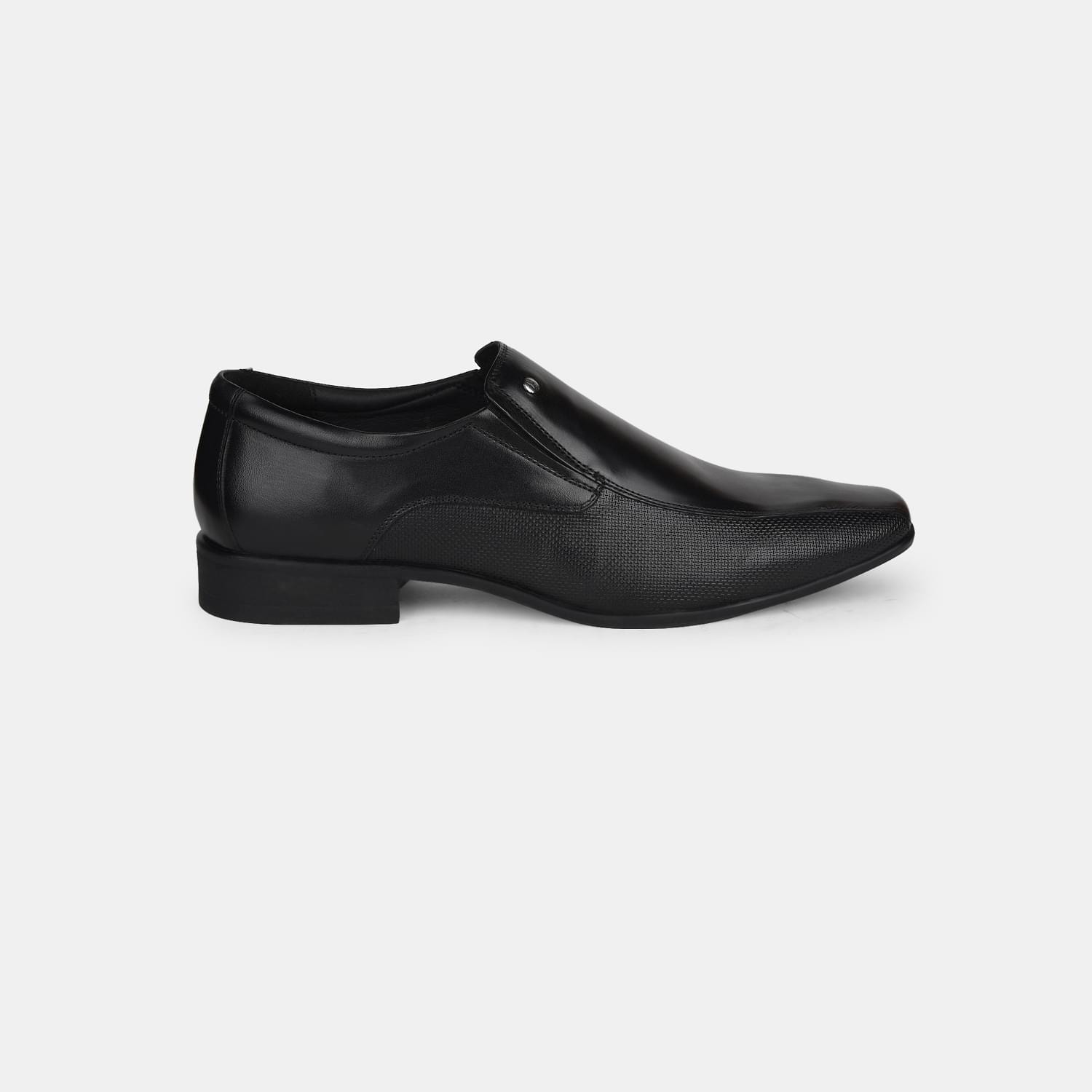 Hush Puppies Black Slip-On Formal Shoes For Men