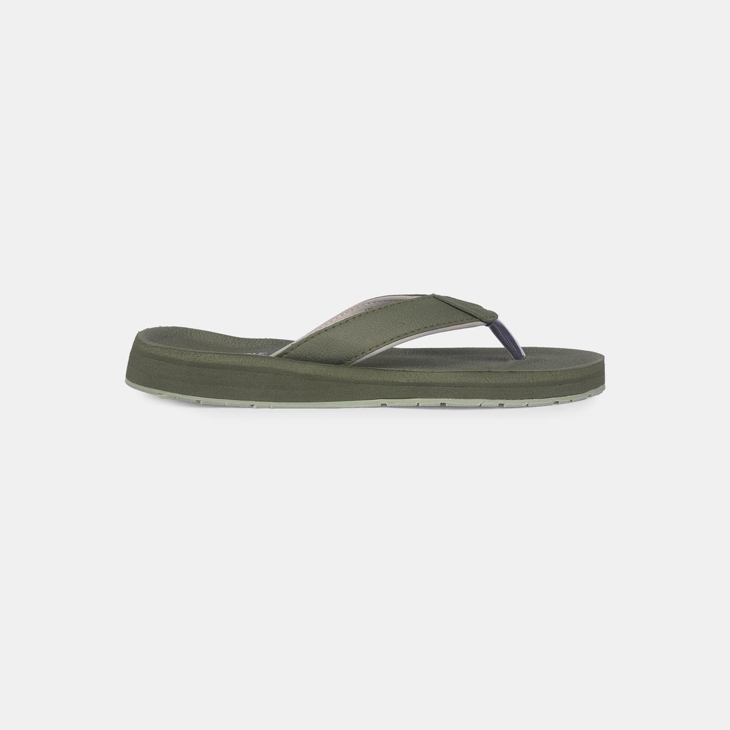 Bata sunshine olive flip flop for men