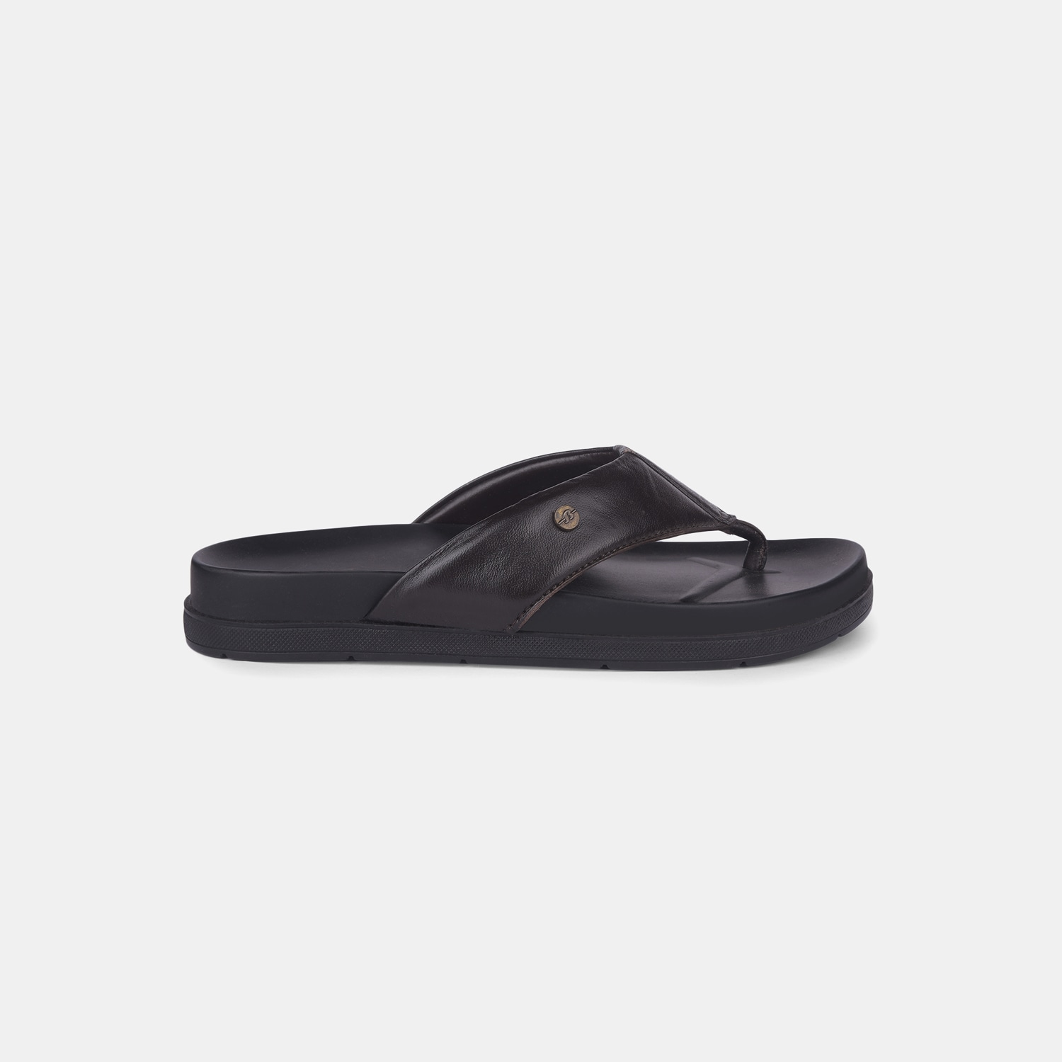 Hush Puppies Dark Brown Slippers & Flipflop For Men