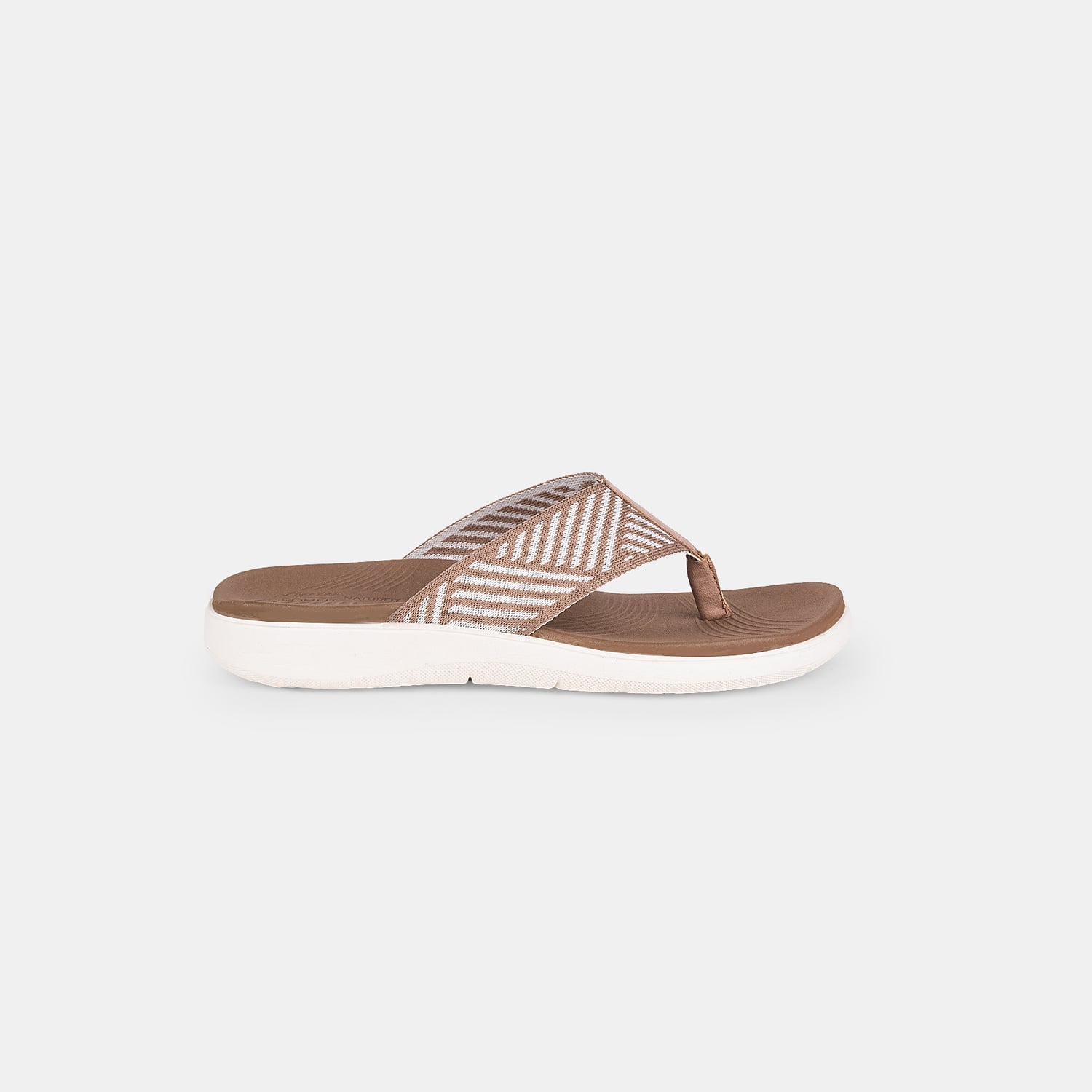 Bata Comfit Brown Thongs For Women