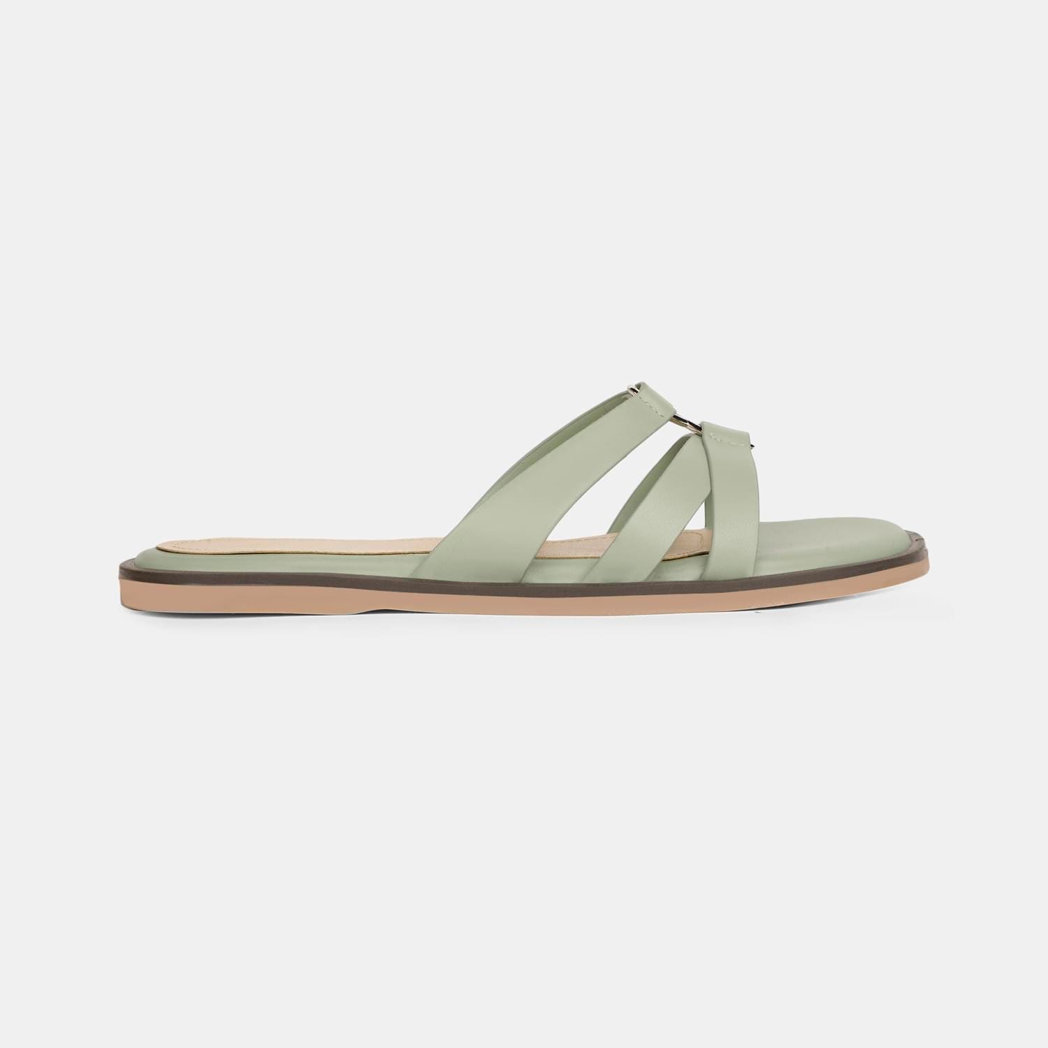 BATA LIGHT GREEN THONG FOR WOMEN