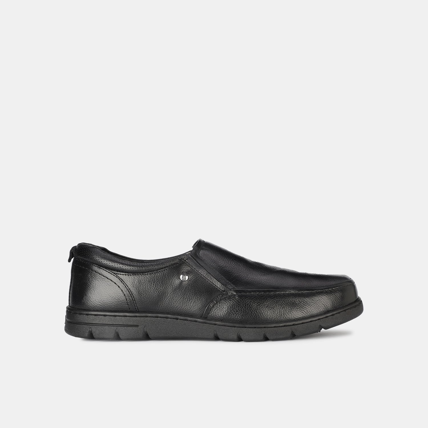 Hush Puppies Black Slip On Formal Shoes For Men