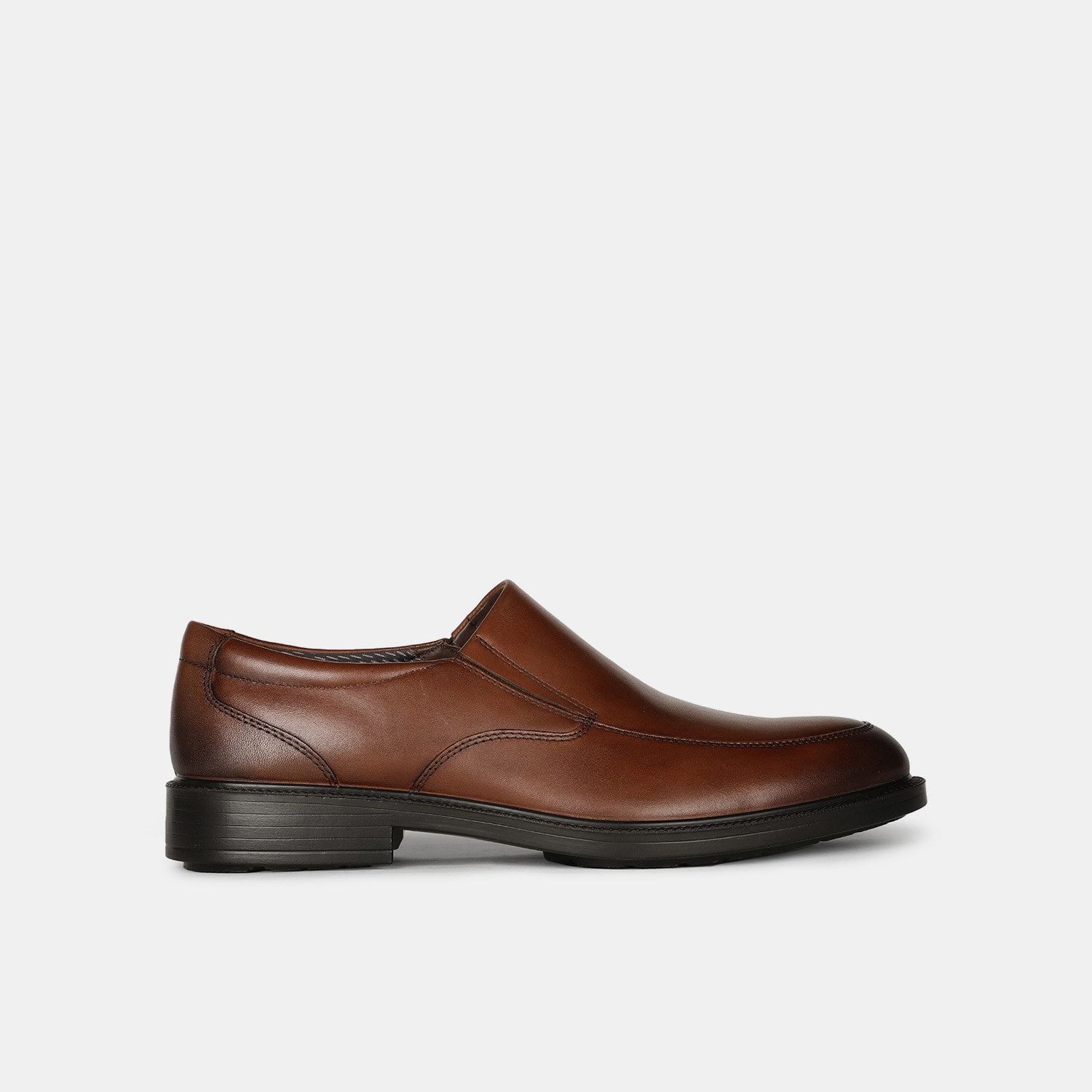 Hush Puppies Brown Slip On Formal Shoes For Men