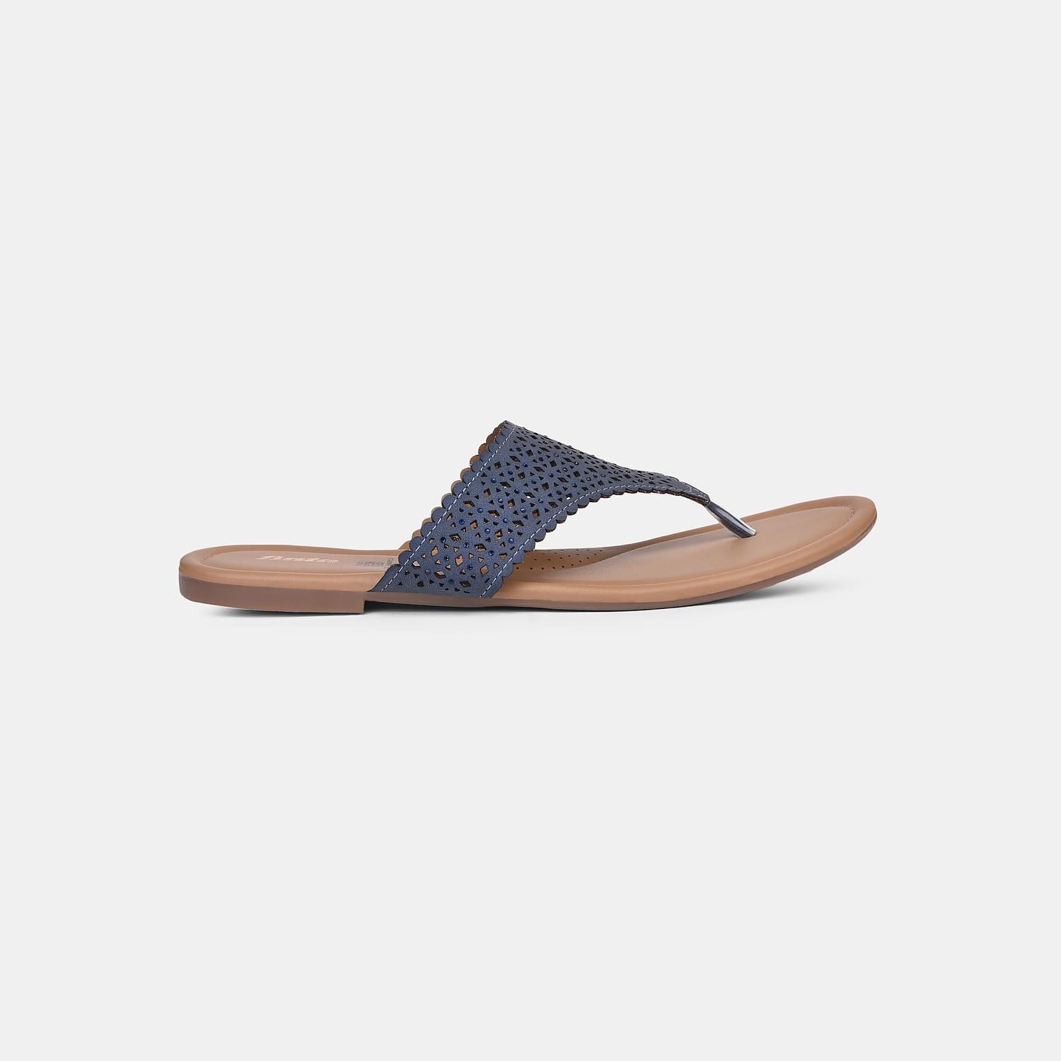 Bata Blue Thongs For Women