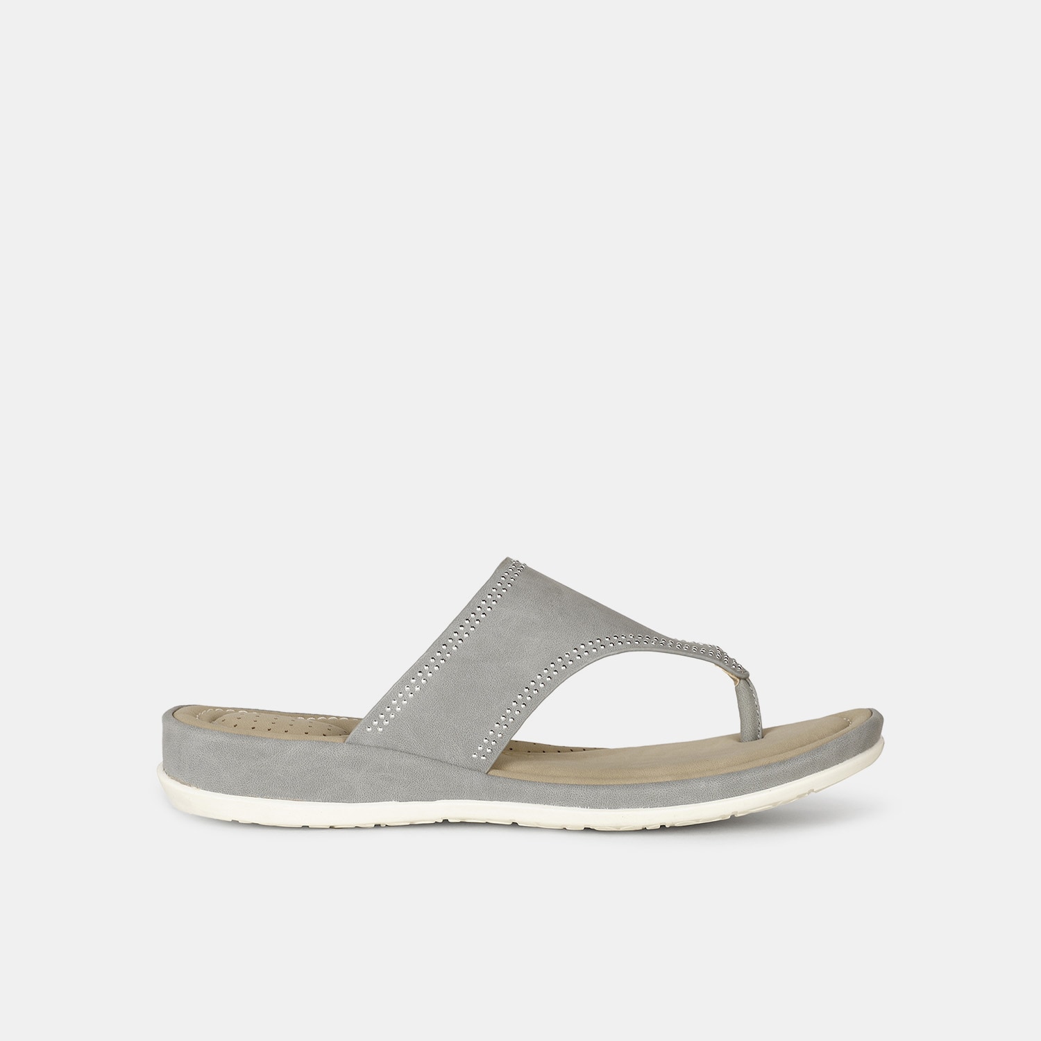 Bata Comfit light blue casual thong slippers for women