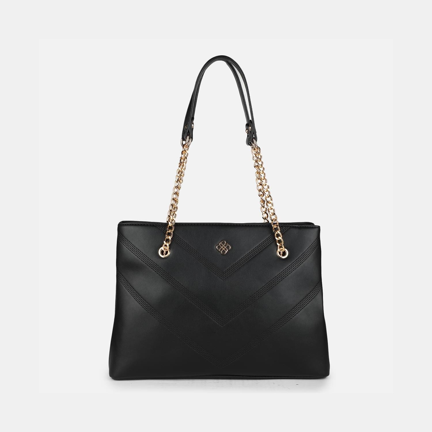 Bata Red Label Beige Hand Bag For Women