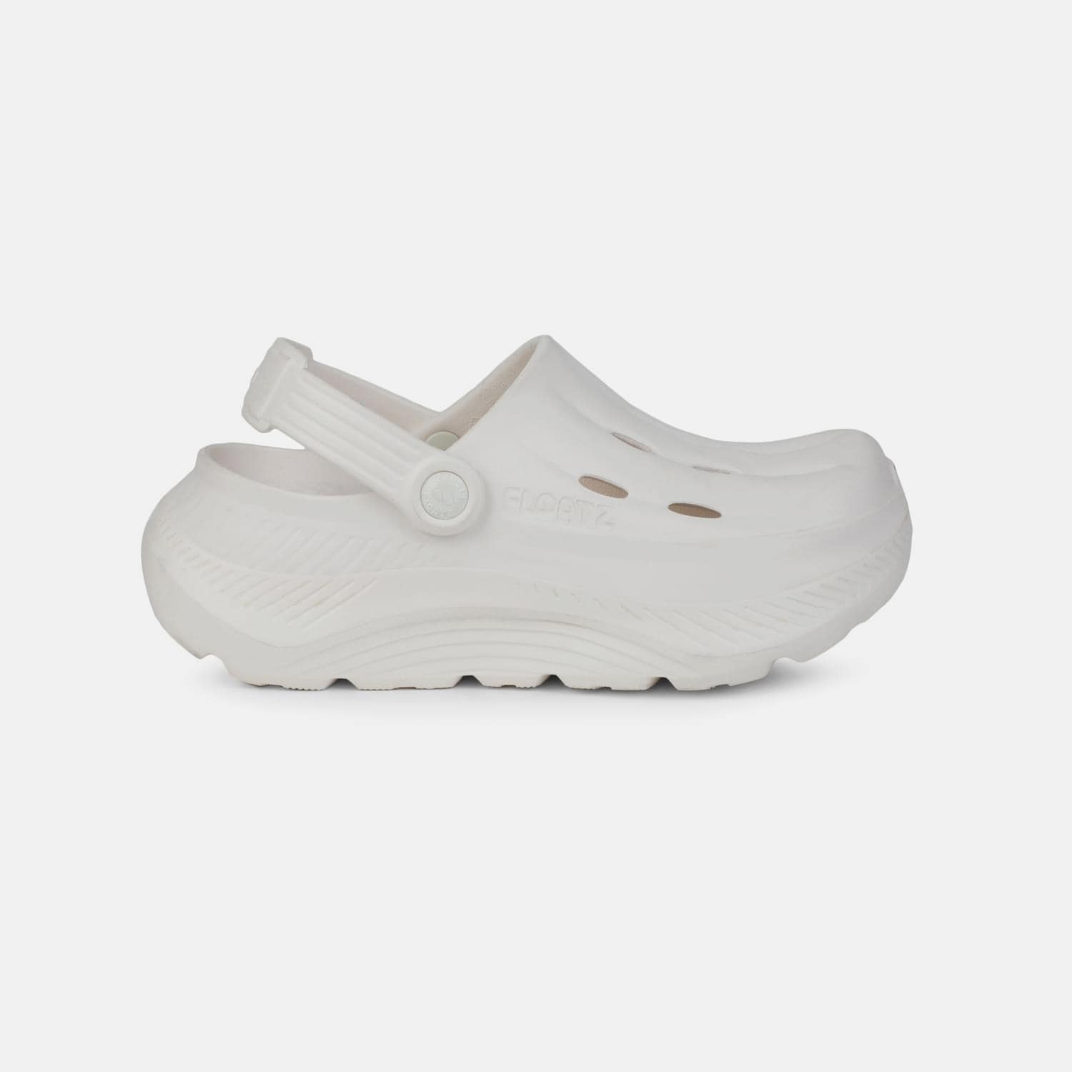Floatz White Clog Sandals for Women