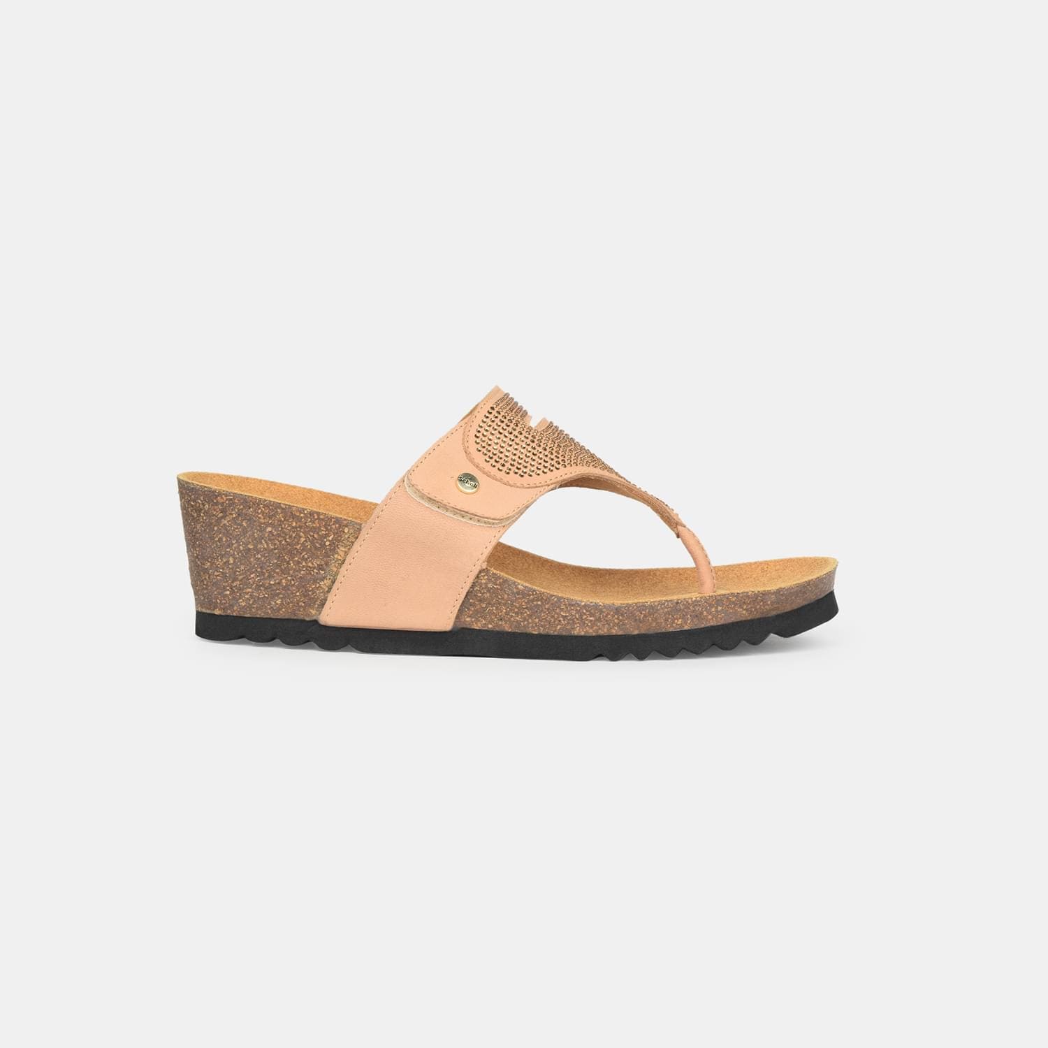 SCHOLL BEIGE THONG FOR WOMEN