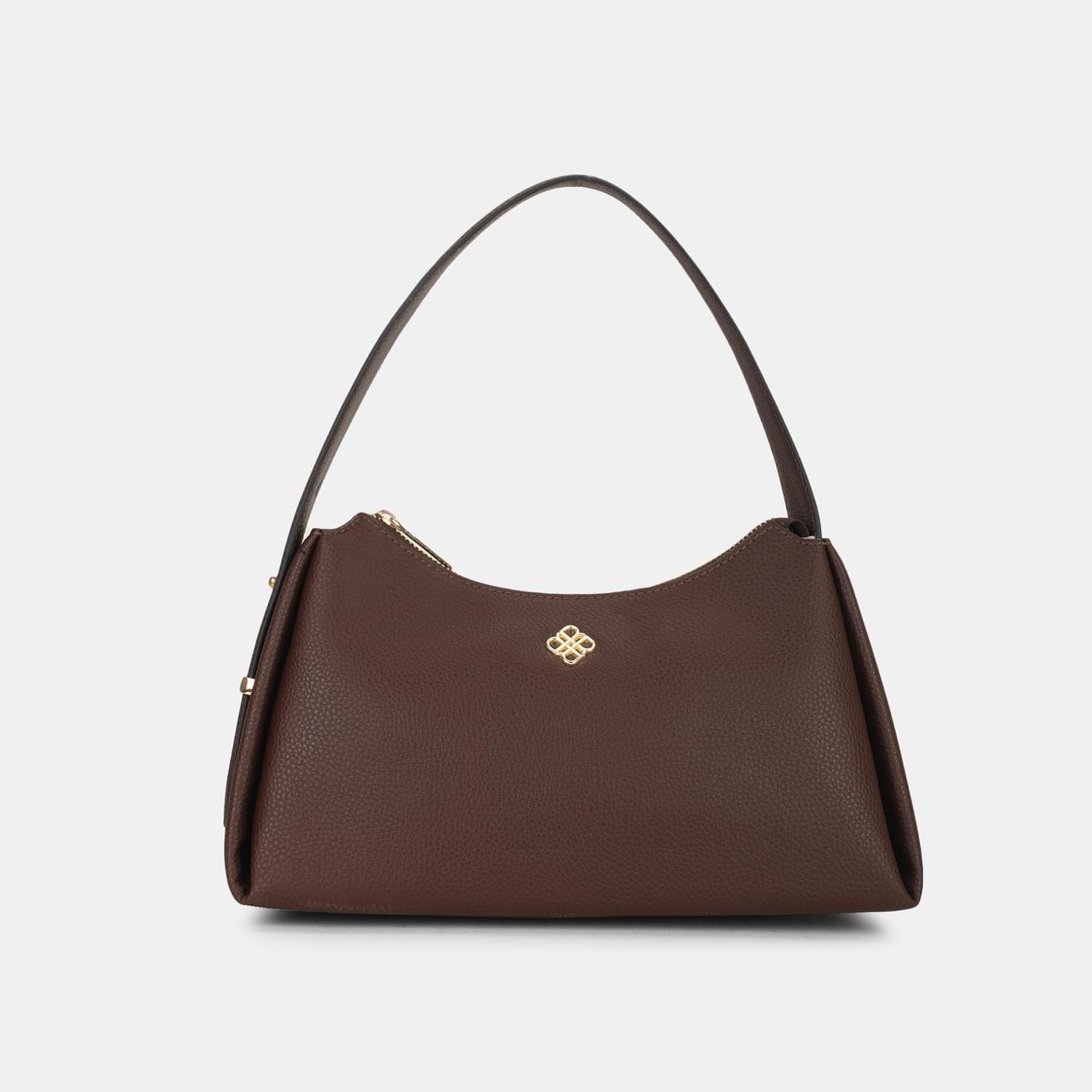 BATA RED LABEL DARK BROWN HAND BAG FOR WOMEN