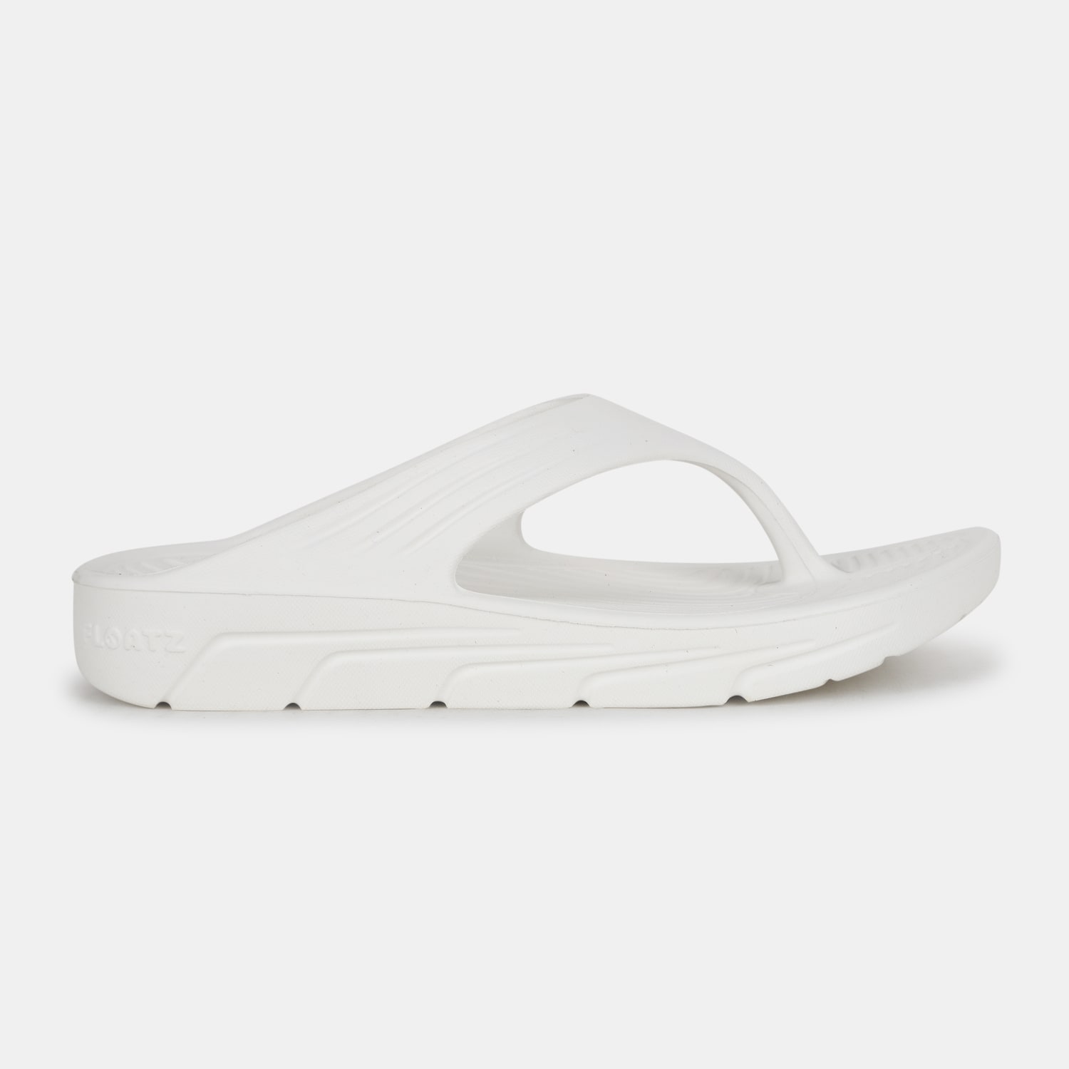FLOATZ WHITE FLOATZ FLIP-FLOP THONGS FOR WOMEN