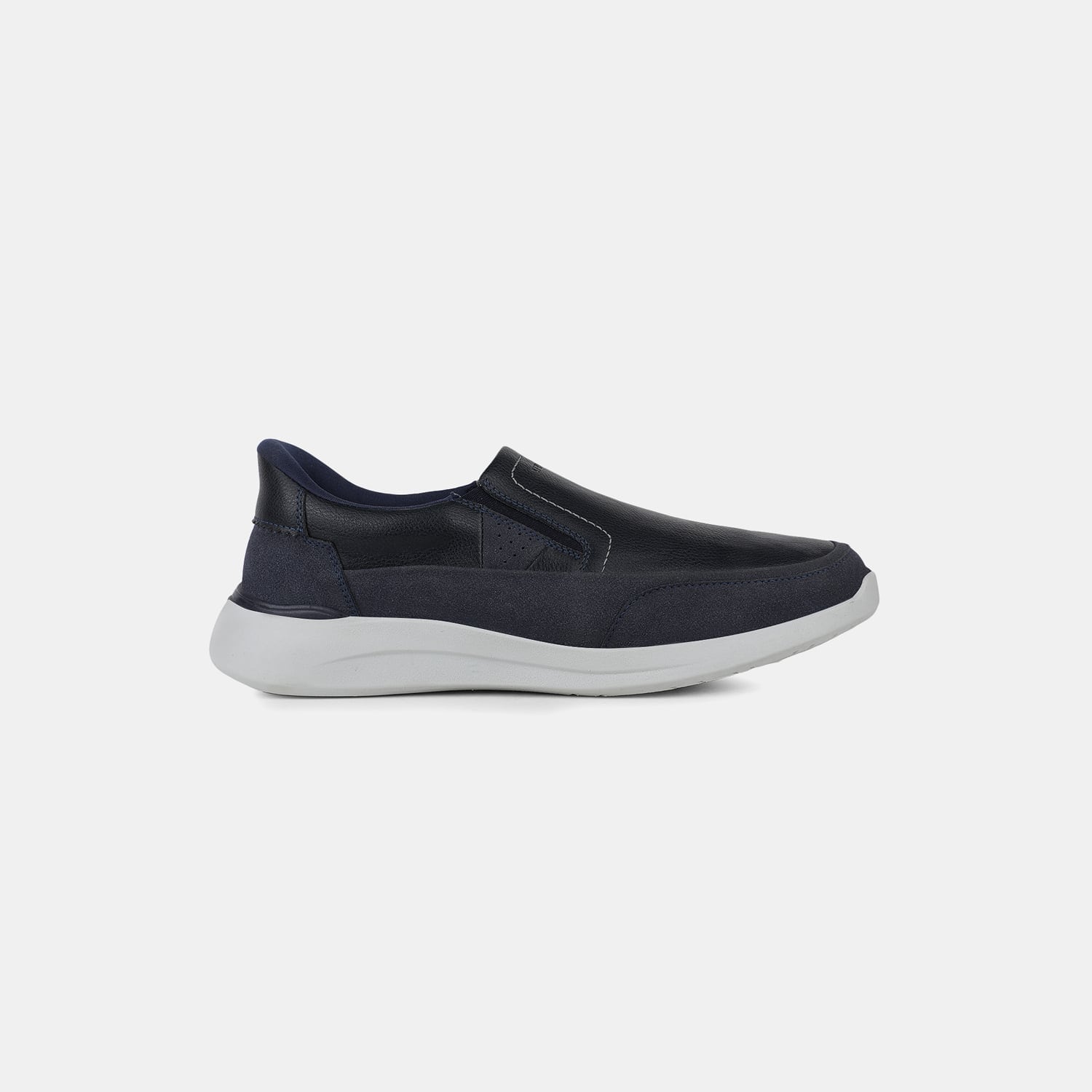 Bata Comfit Navy Casual Slip-On Shoes For Men