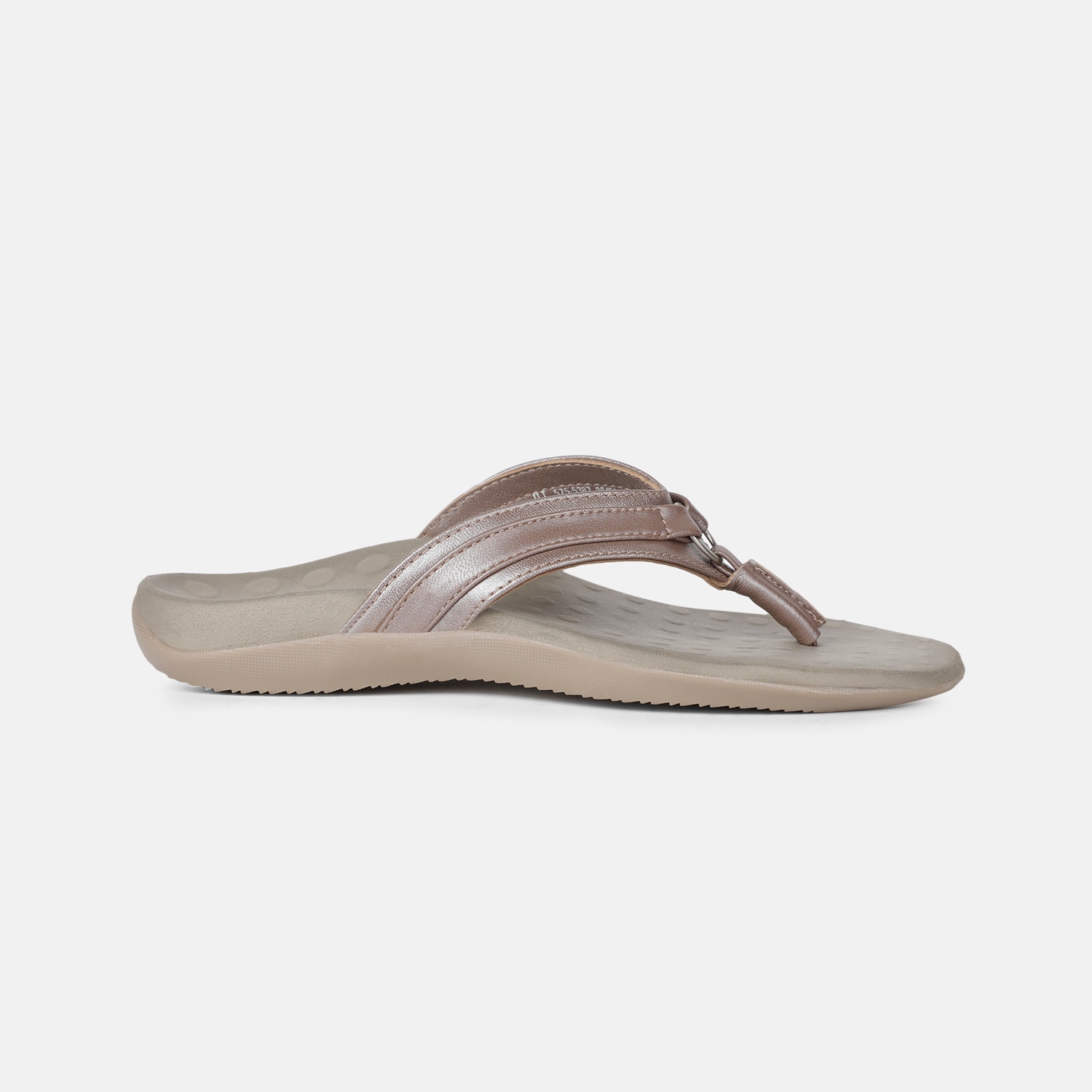 Scholl Rose Gold Thongs For Women