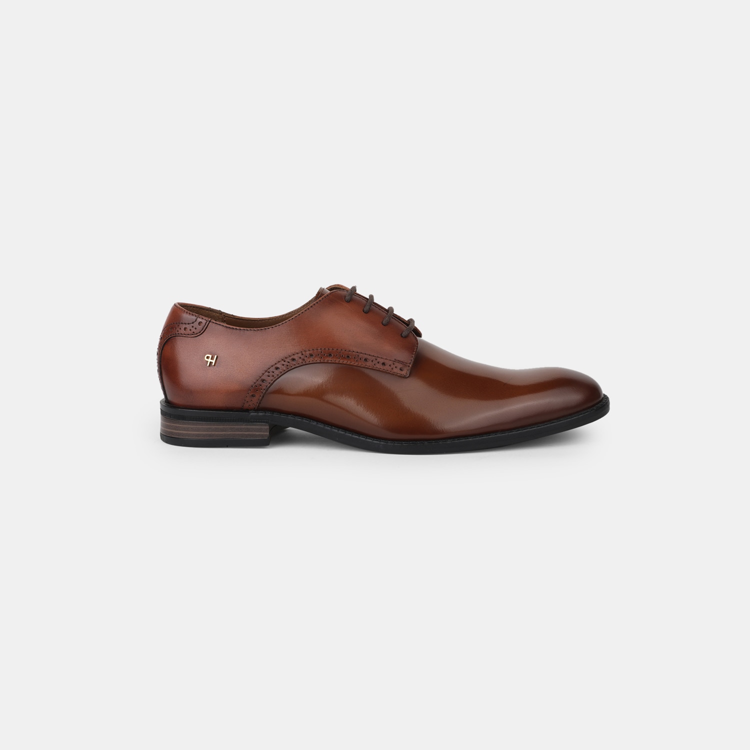 Hush Puppies Tan Formal Lace-Up Shoes For Men