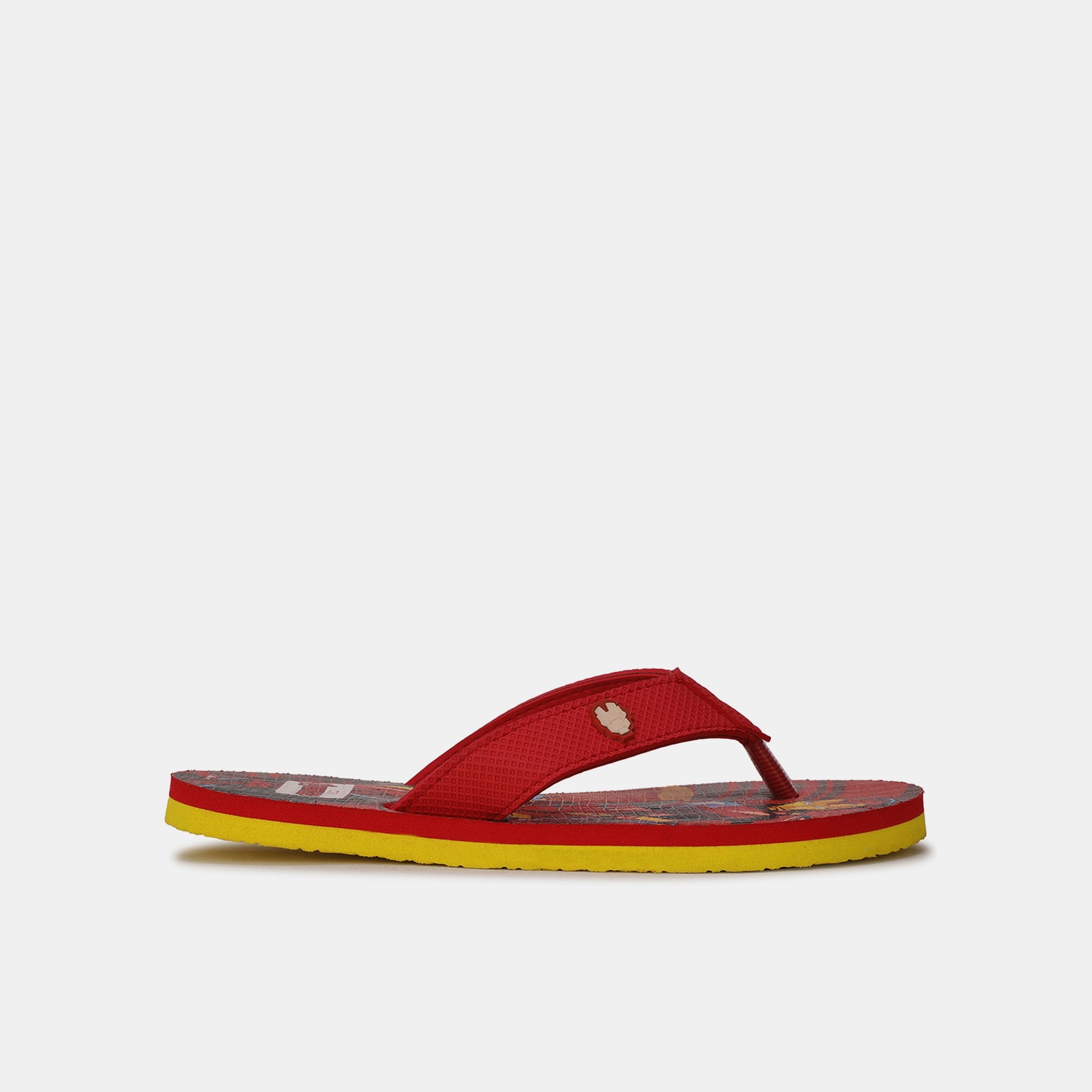 Disney red printed flip-flops for kids