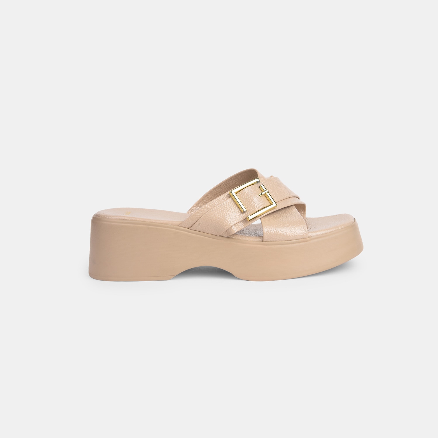 Bata Beige Mules For Women