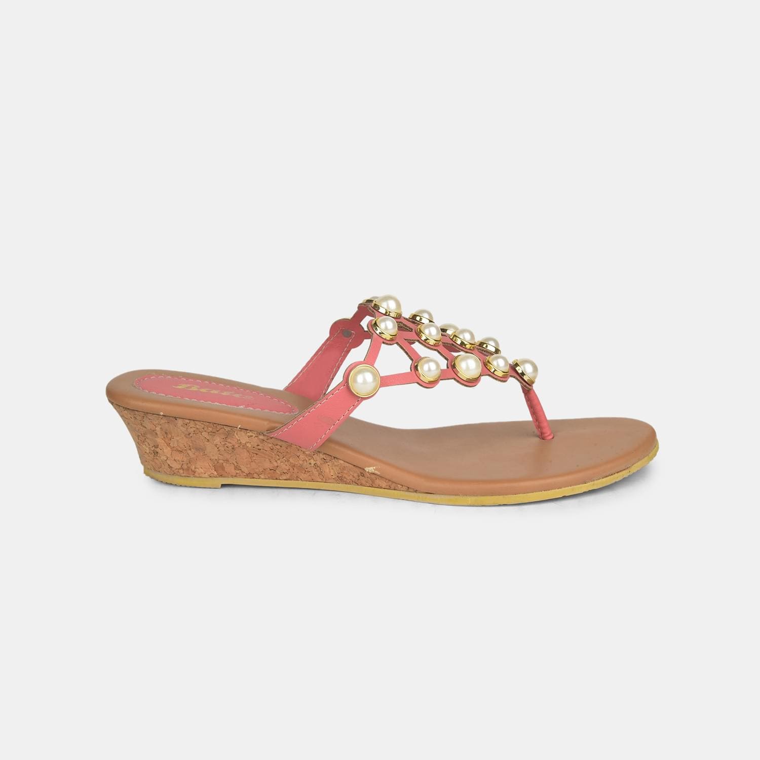 Bata Red Heel Thongs for Women