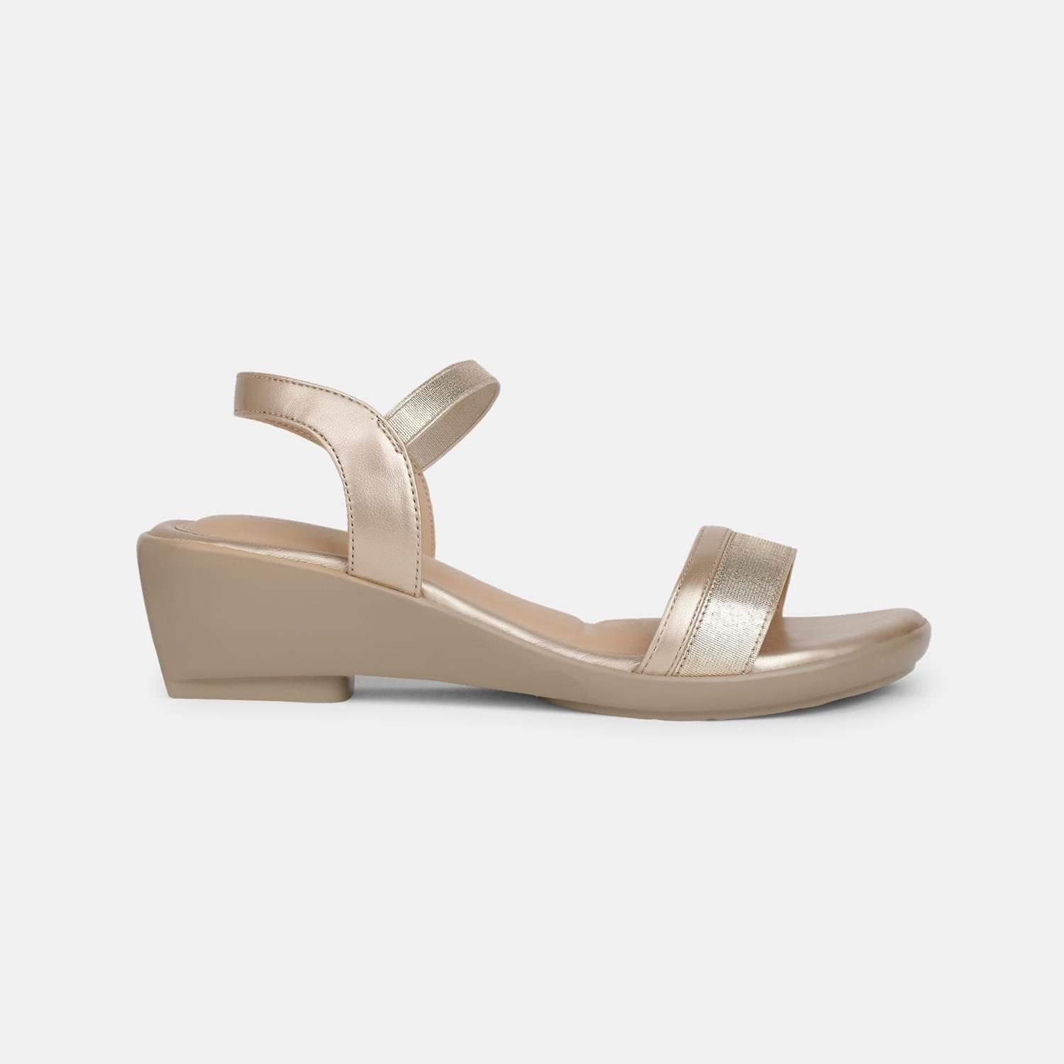 BATA GOLD SANDAL FOR WOMEN