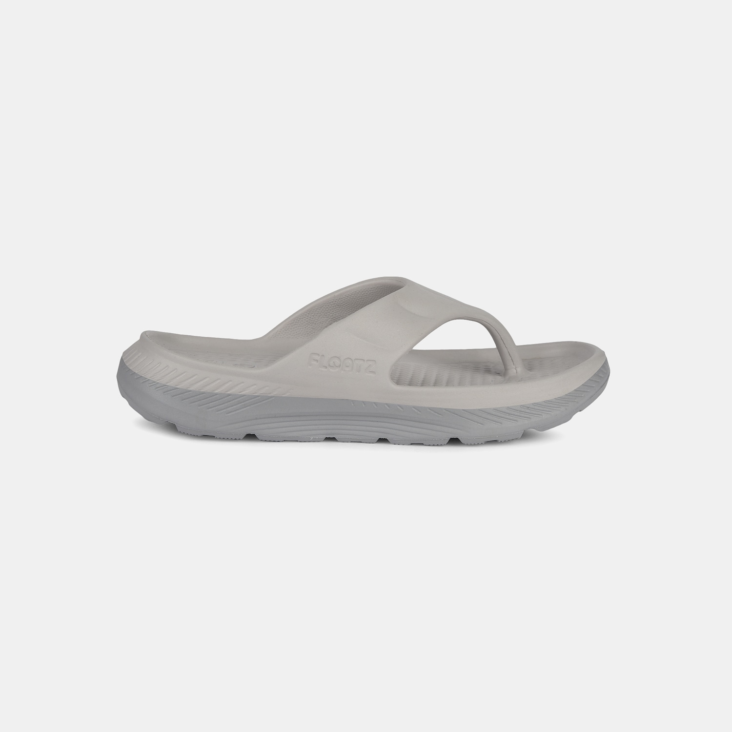 Floatz Grey Flip Flops For Men